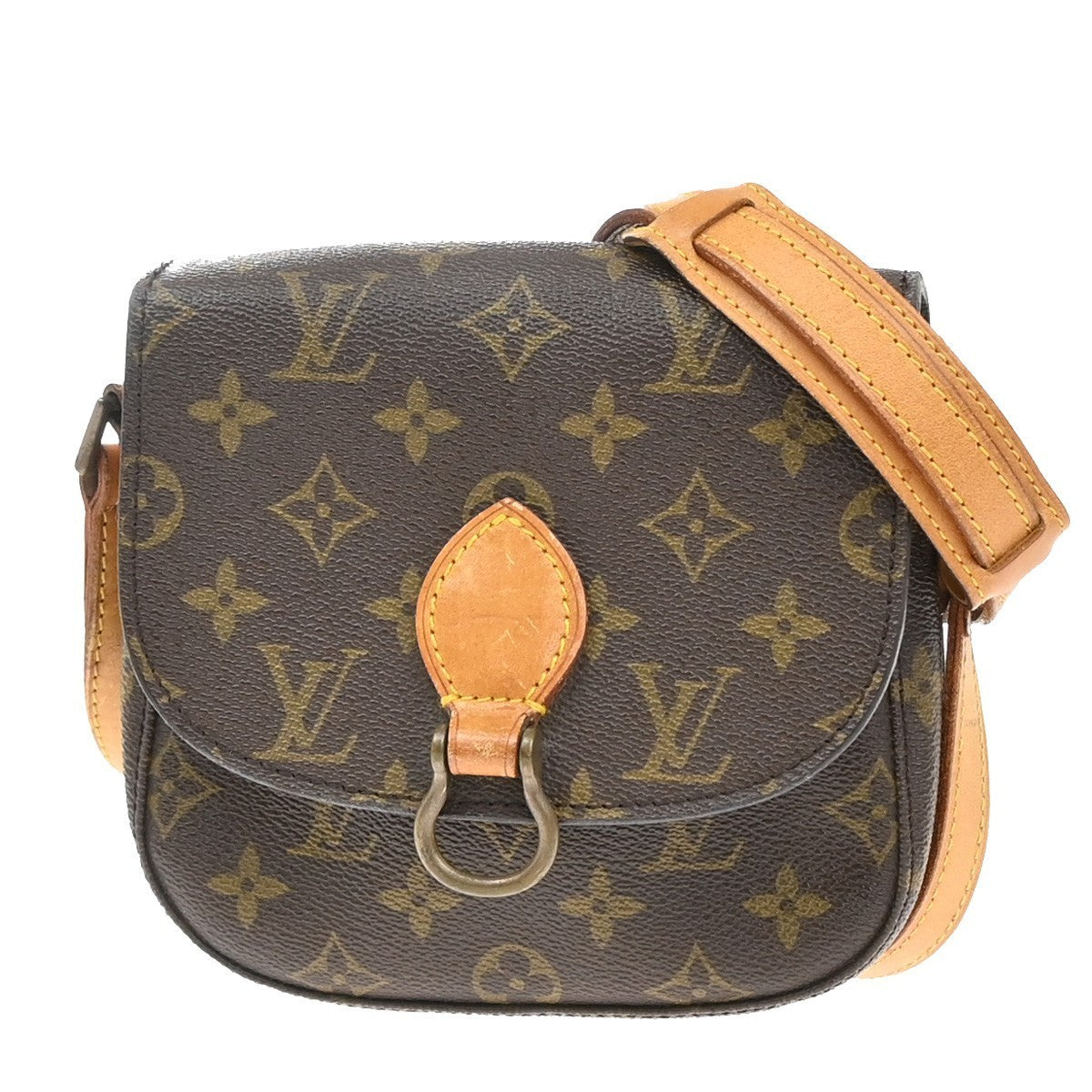 LOUIS VUITTON Mini Saint Cloud Shoulder Bag Monogram Leather BN M51244 35KP298