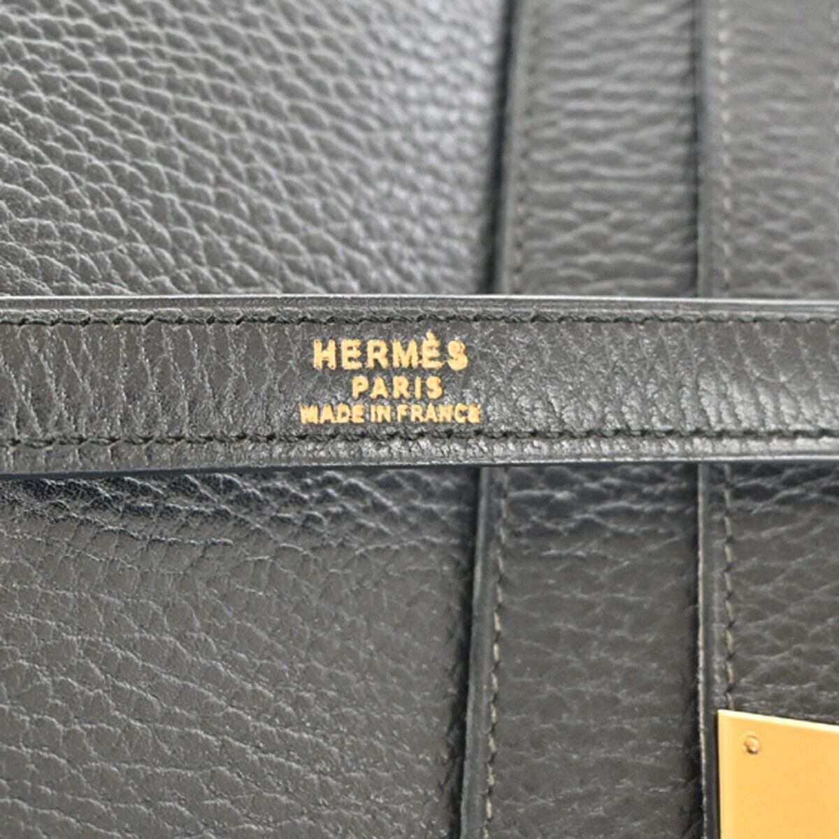 HERMES KELLY 35 2WAY HAND BAG TAURILLON CLEMENCE ◯V CADENA BLACK GHW 110LC493