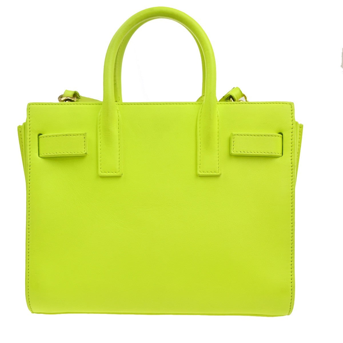 SAINT LAURENT Classic Nano Sac de Jour 2way Shoulder Hand Bag Leather YW 19MA481
