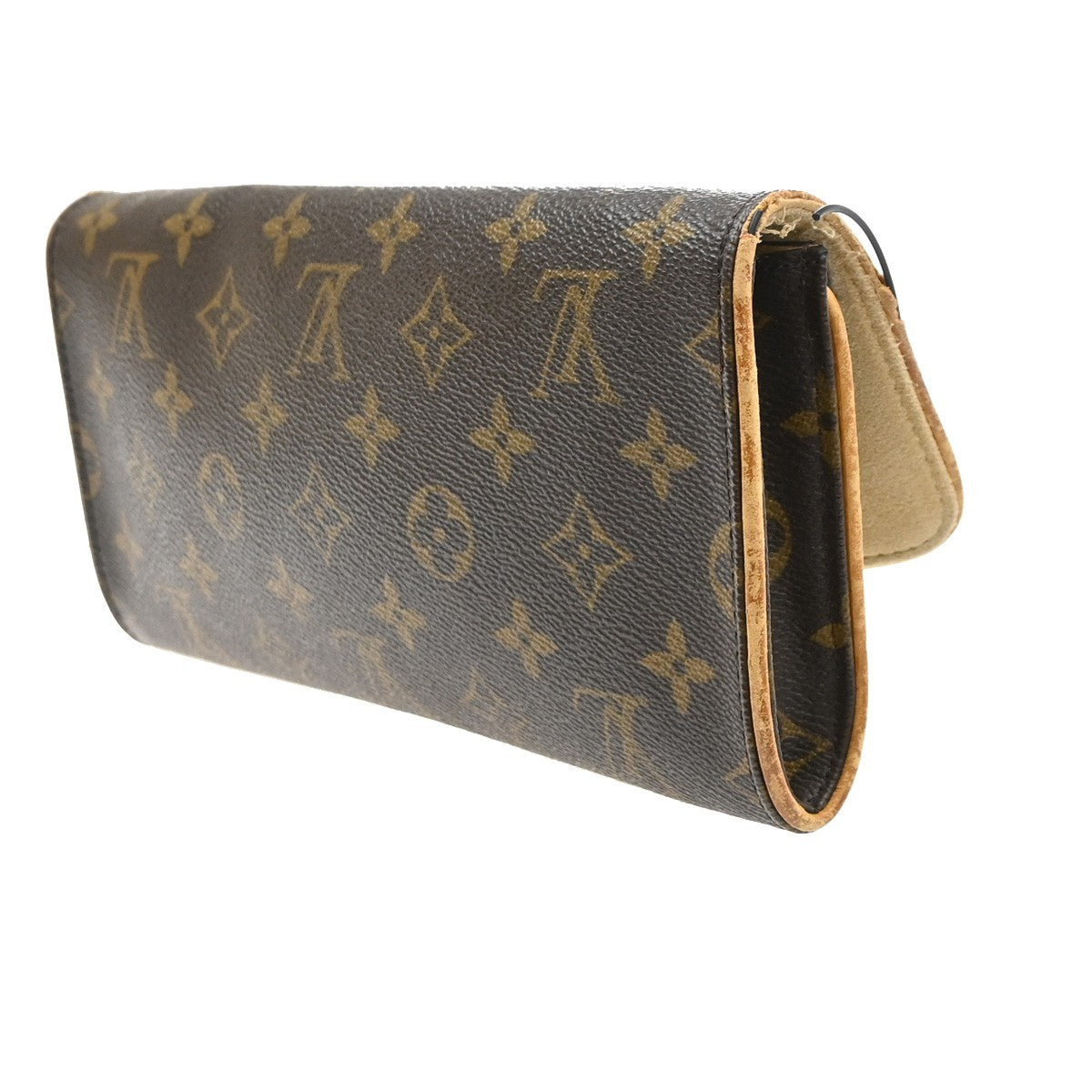 LOUIS VUITTON Pochette Twin GM  Clutch Bag Monogram Brown M51852 01SA038