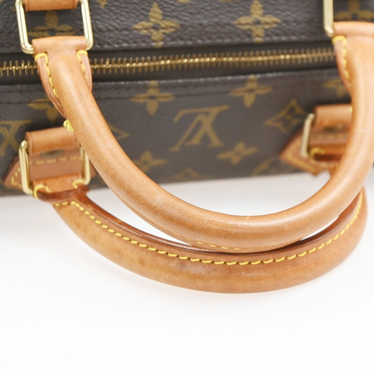 LOUIS VUITTON Speedy 40 Travel Hand Bag Monogram Leather Brown M41522 93PA044