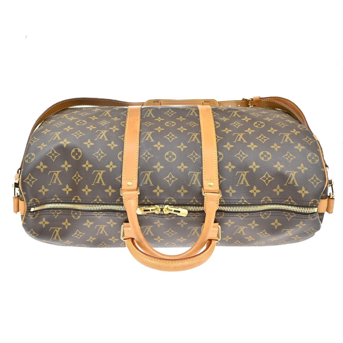 LOUIS VUITTON Keepall Bandouliere 50 2Way Hand Bag Monogram Brown M41416 99EF810