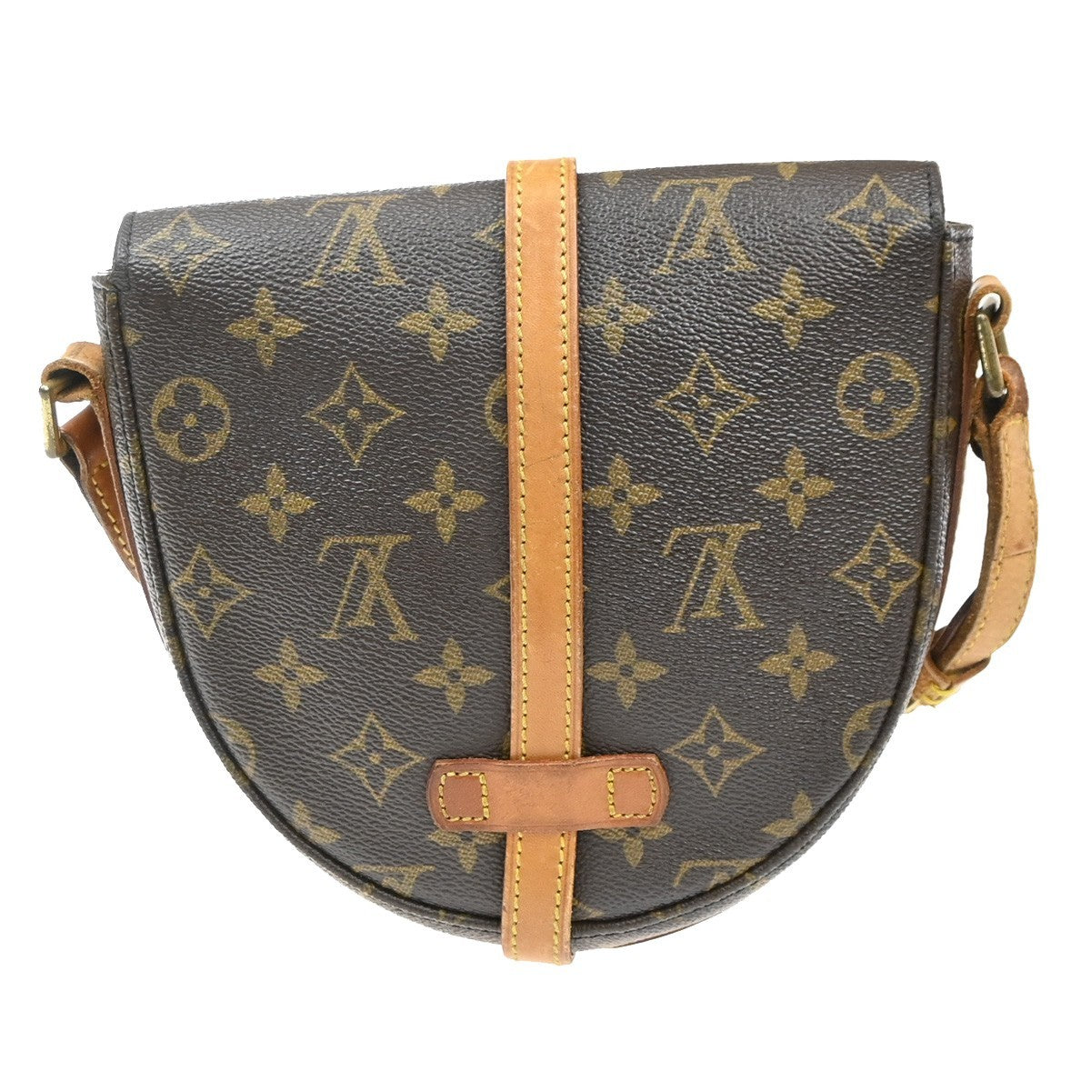 LOUIS VUITTON Chantilly PM Shoulder Bag Monogram Leather Brown M51234 67MA538