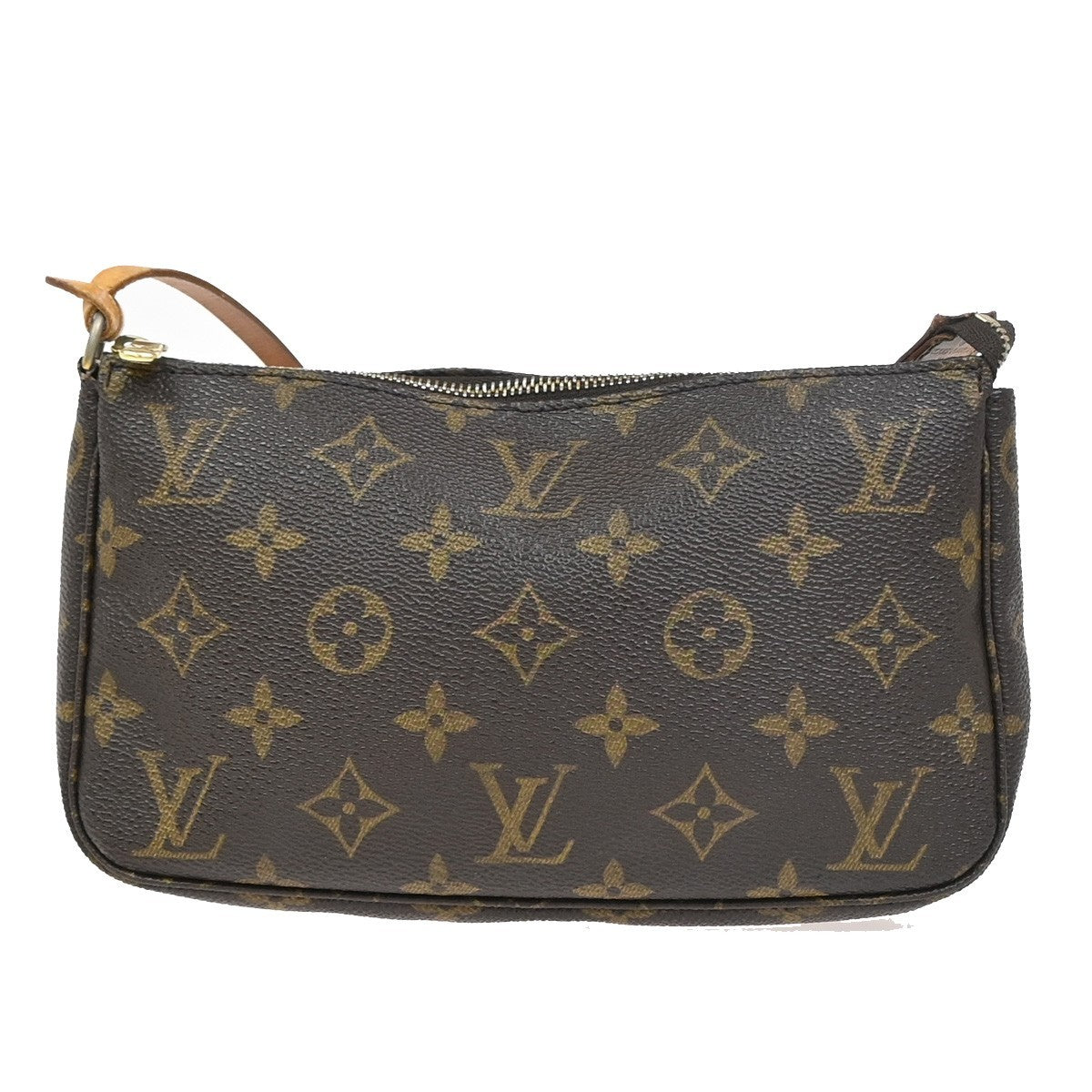 LOUIS VUITTON Pochette Accessoires Hand Bag Monogram Leather BN M51980 18ZA268