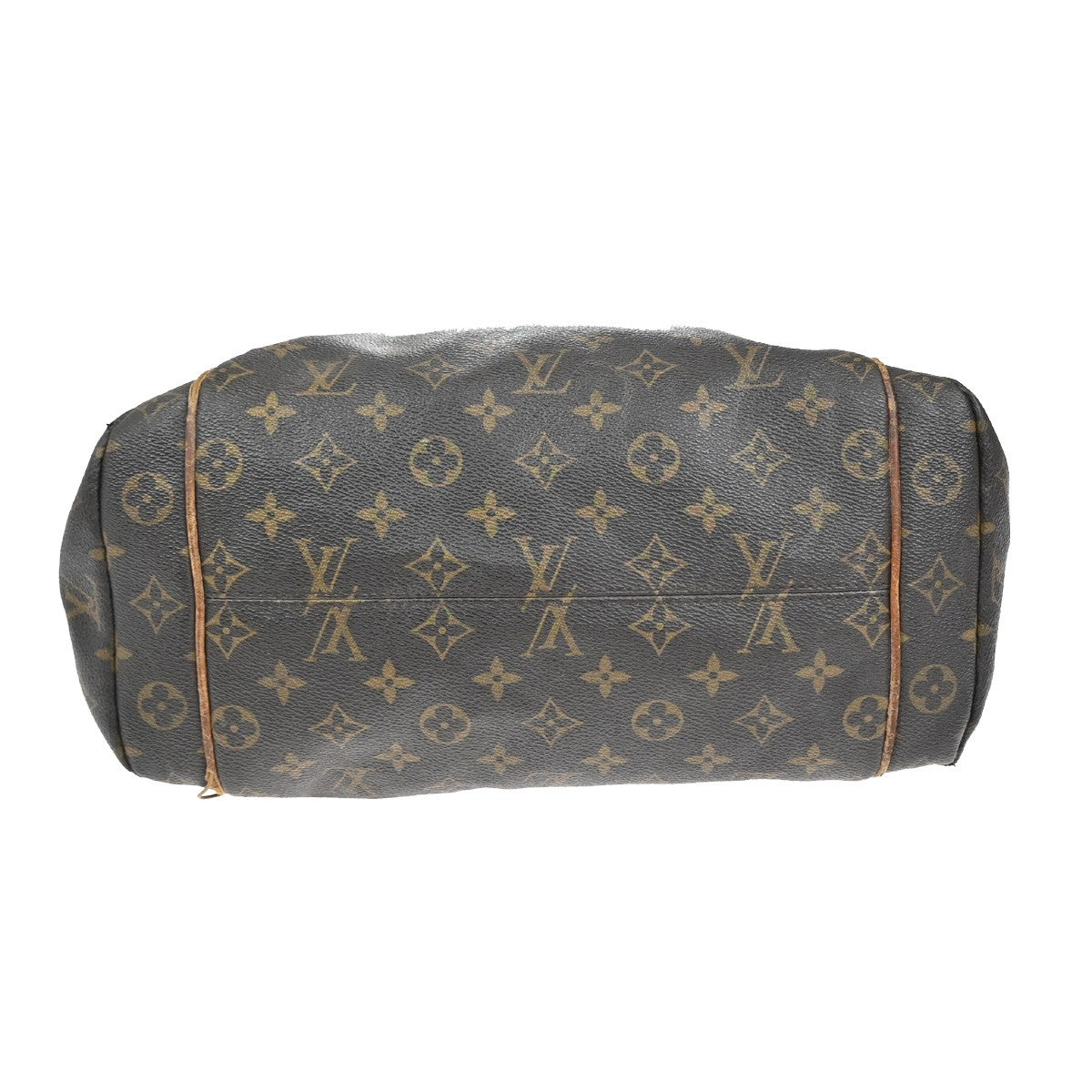 LOUIS VUITTON Logo Totally MM Shoulder Bag Monogram Leather Brown M56689 67YH190