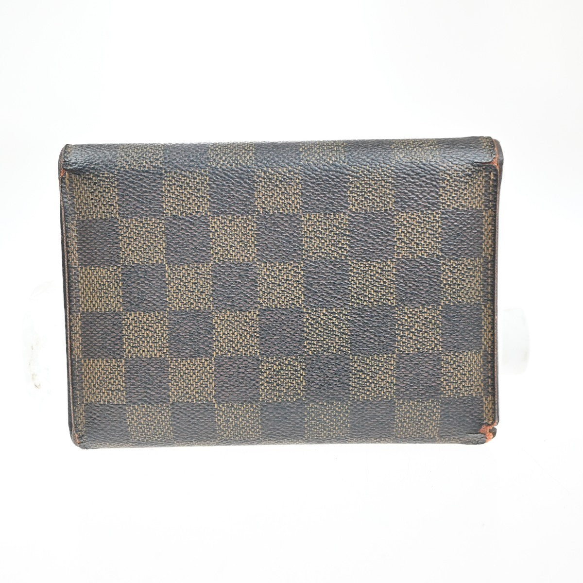 LOUIS VUITTON Portefeuille Tresor Etui Papier Wallet Damier Ebene N61202 02KC473