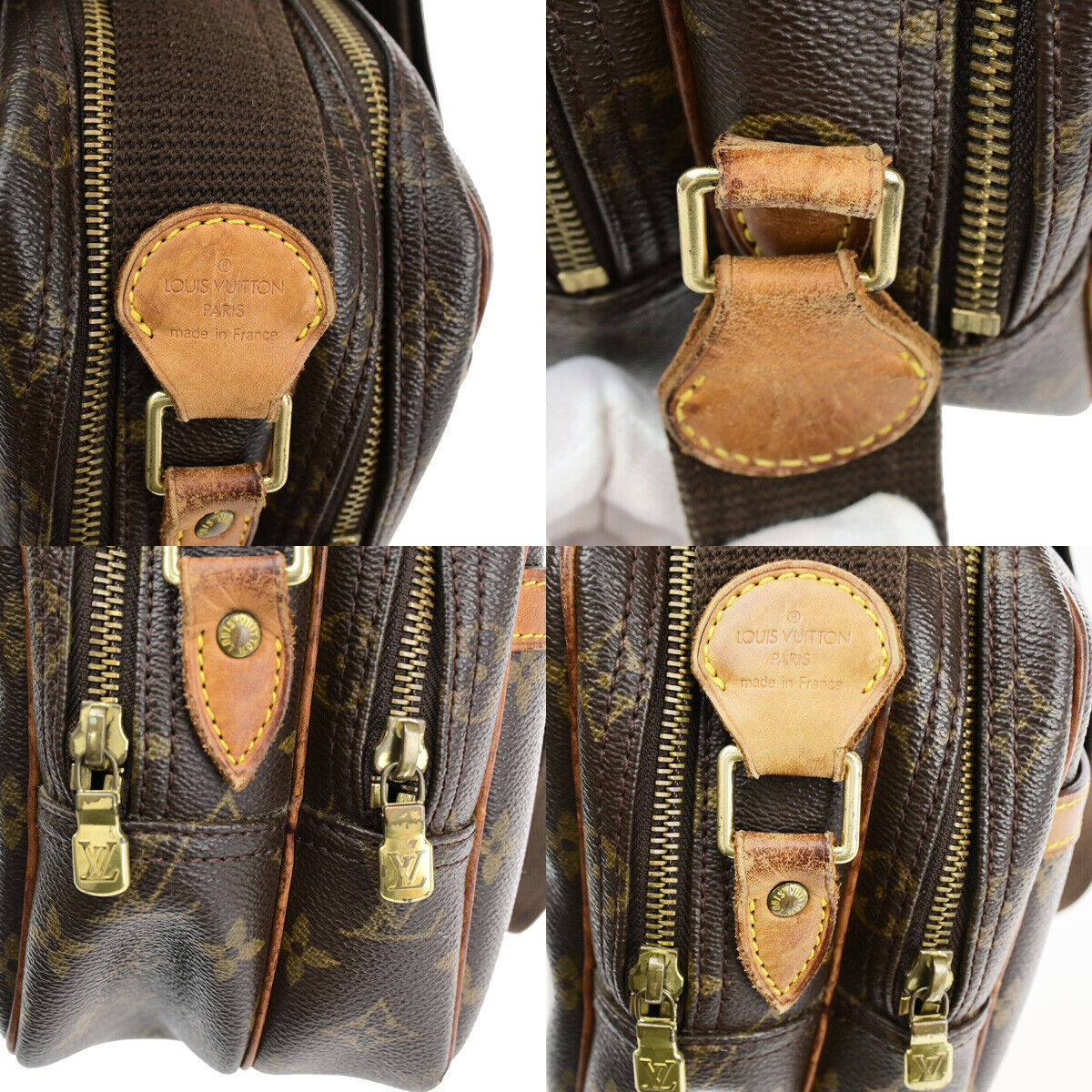 LOUIS VUITTON Reporter PM Crossbody Shoulder Bag Monogram Leather M45254 64SJ515