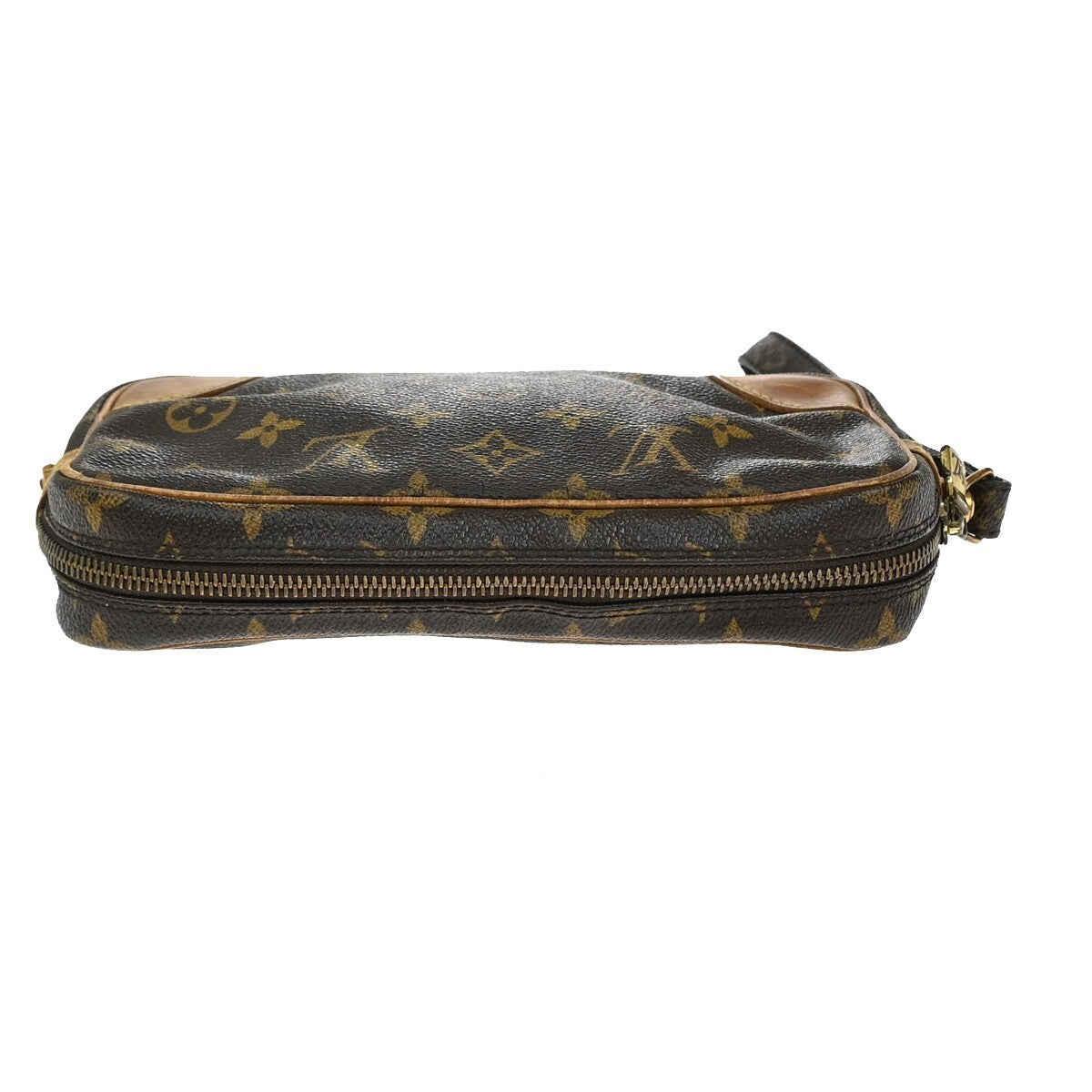 LOUIS VUITTON Marly Dragonne PM Clutch Hand Bag Monogram Leather M51827 69EE225