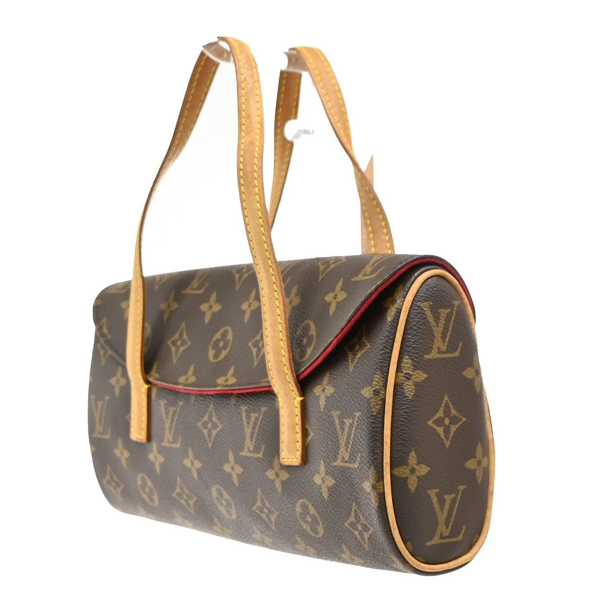 LOUIS VUITTON Sonatine Hand Bag Monogram Leather Brown France M51902 74MA597
