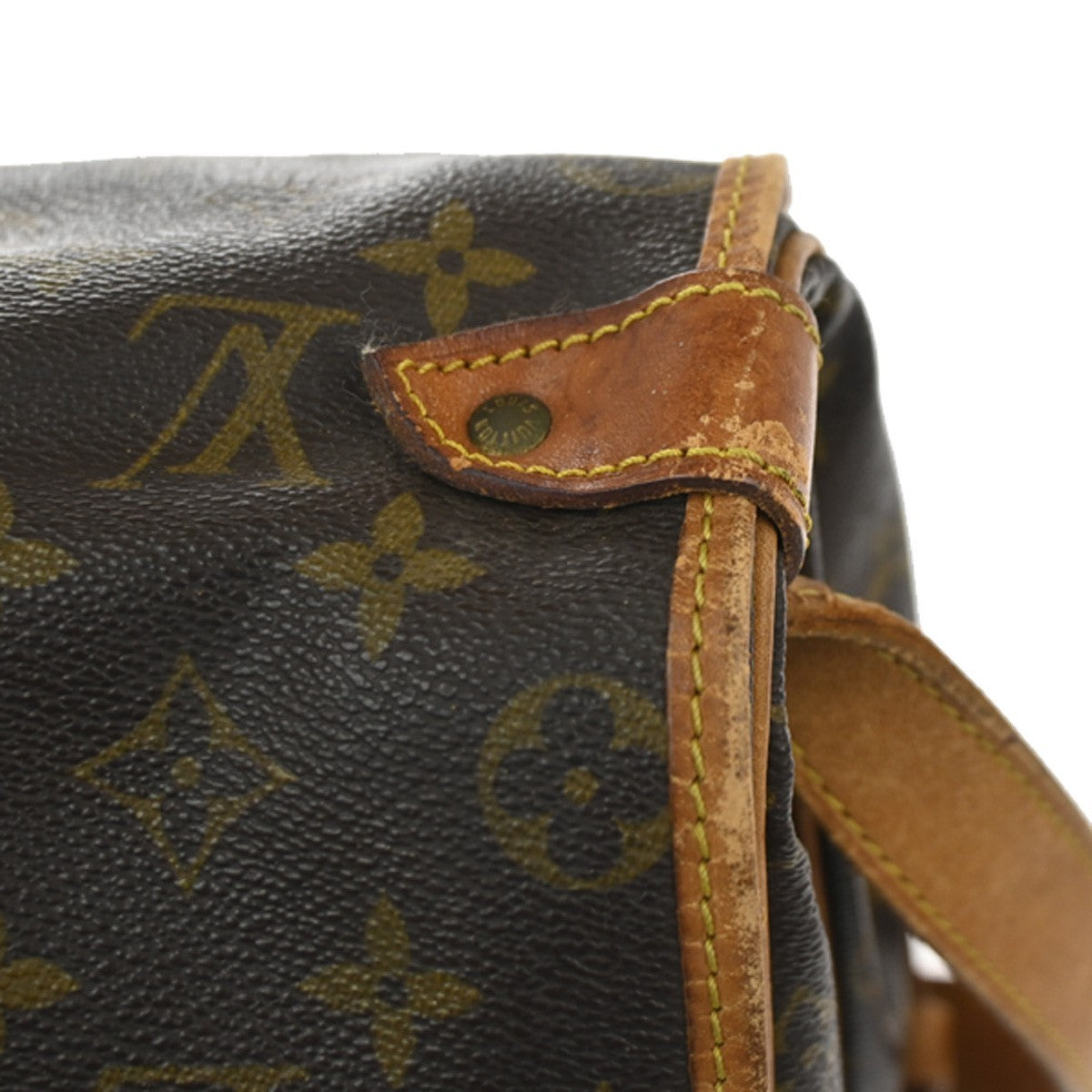 LOUIS VUITTON Saumur 35 Shoulder Bag Monogram Leather BN France M42254 89YH923