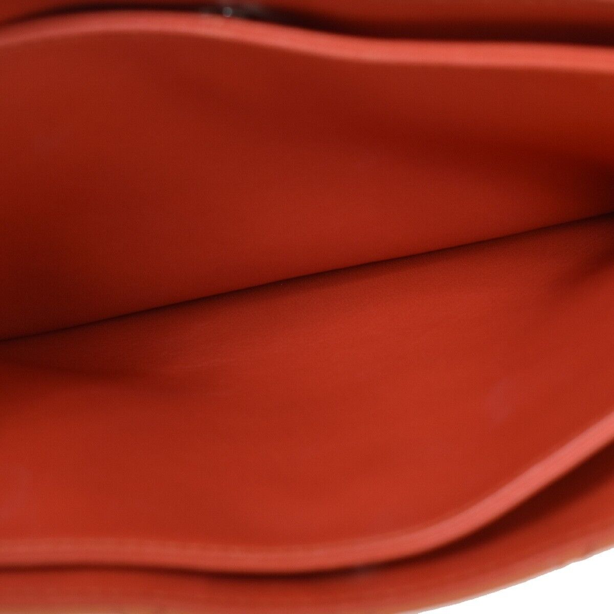 CHANEL CC Matelasse Chain Shoulder Bag Patent Leather Orange SHW 660RJ198