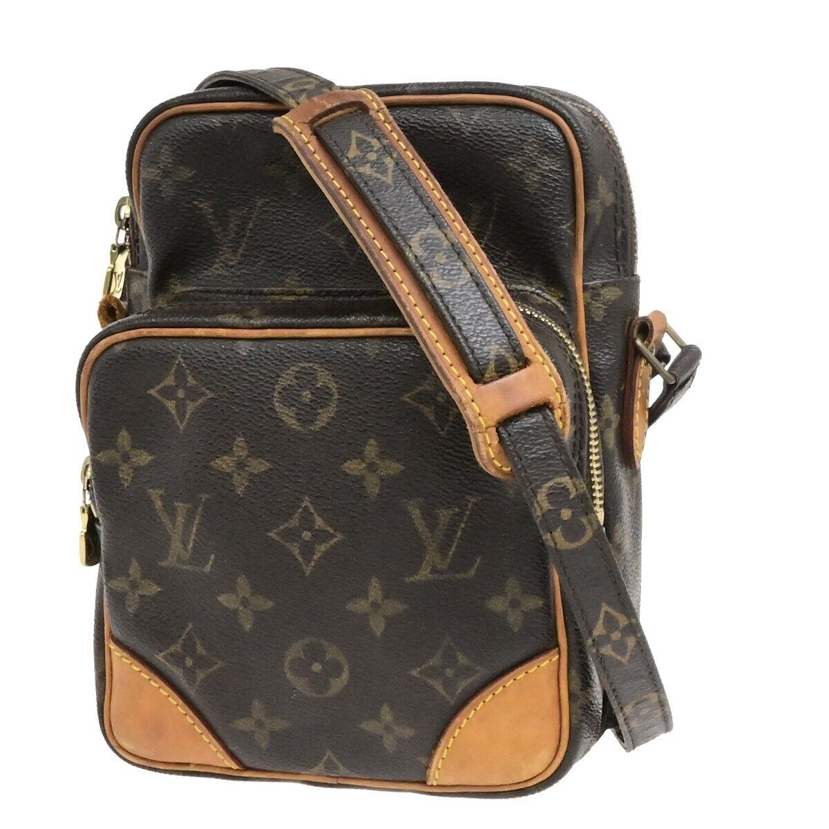 LOUIS VUITTON Amazon Crossbody Shoulder Bag Monogram Leather BN M45236 04EE045