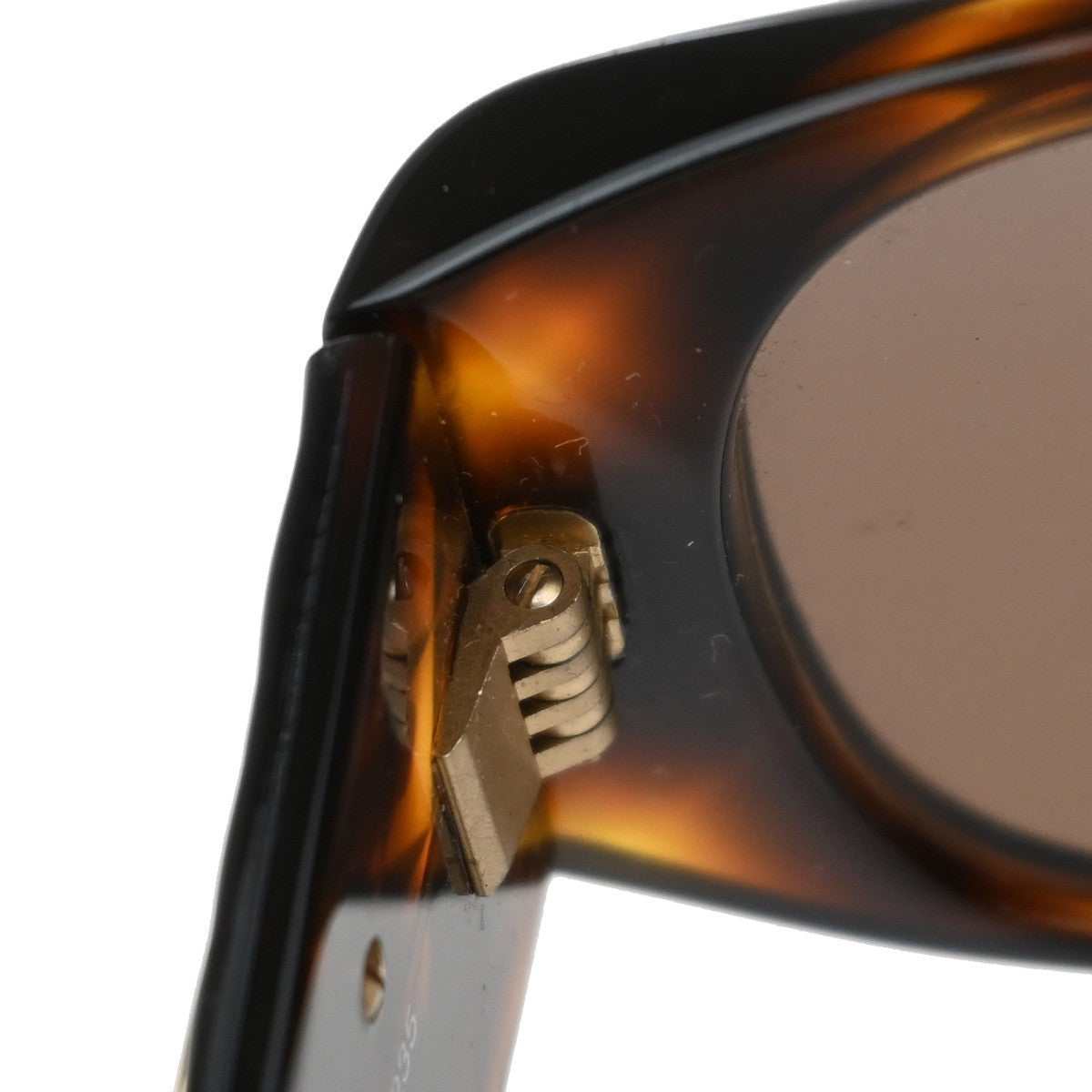 CHANEL CC Matelasse Sunglasses Eye Wear Plastic Brown GHW 01450 Italy 60RF649