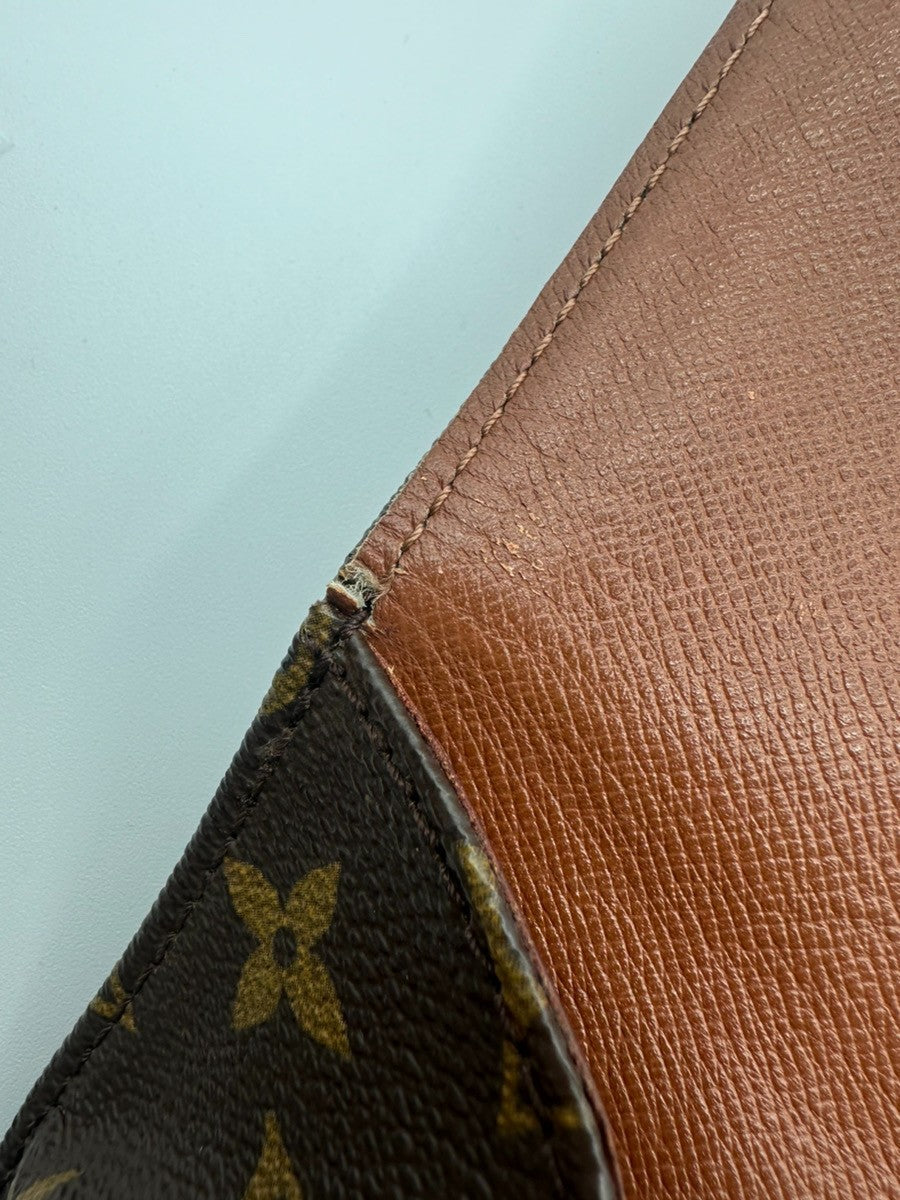 LOUIS VUITTON Cartouchiere GM Shoulder Bag Monogram Leather Brown M51252 72KC721
