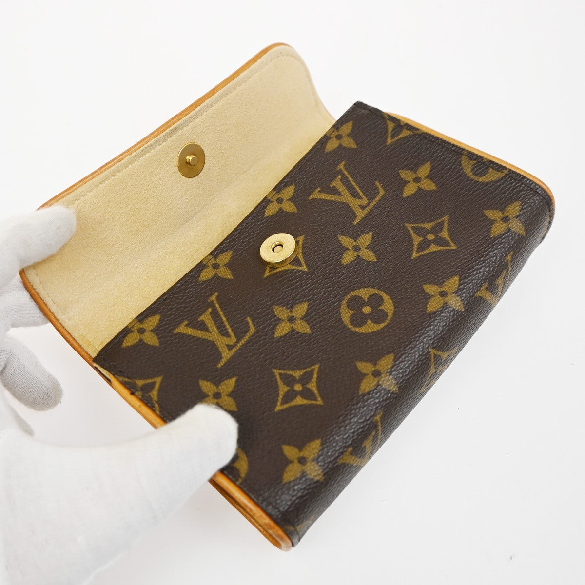 LOUIS VUITTON Pochette Florentine XS Bum Bag Monogram Leather BN M51855 35KC836