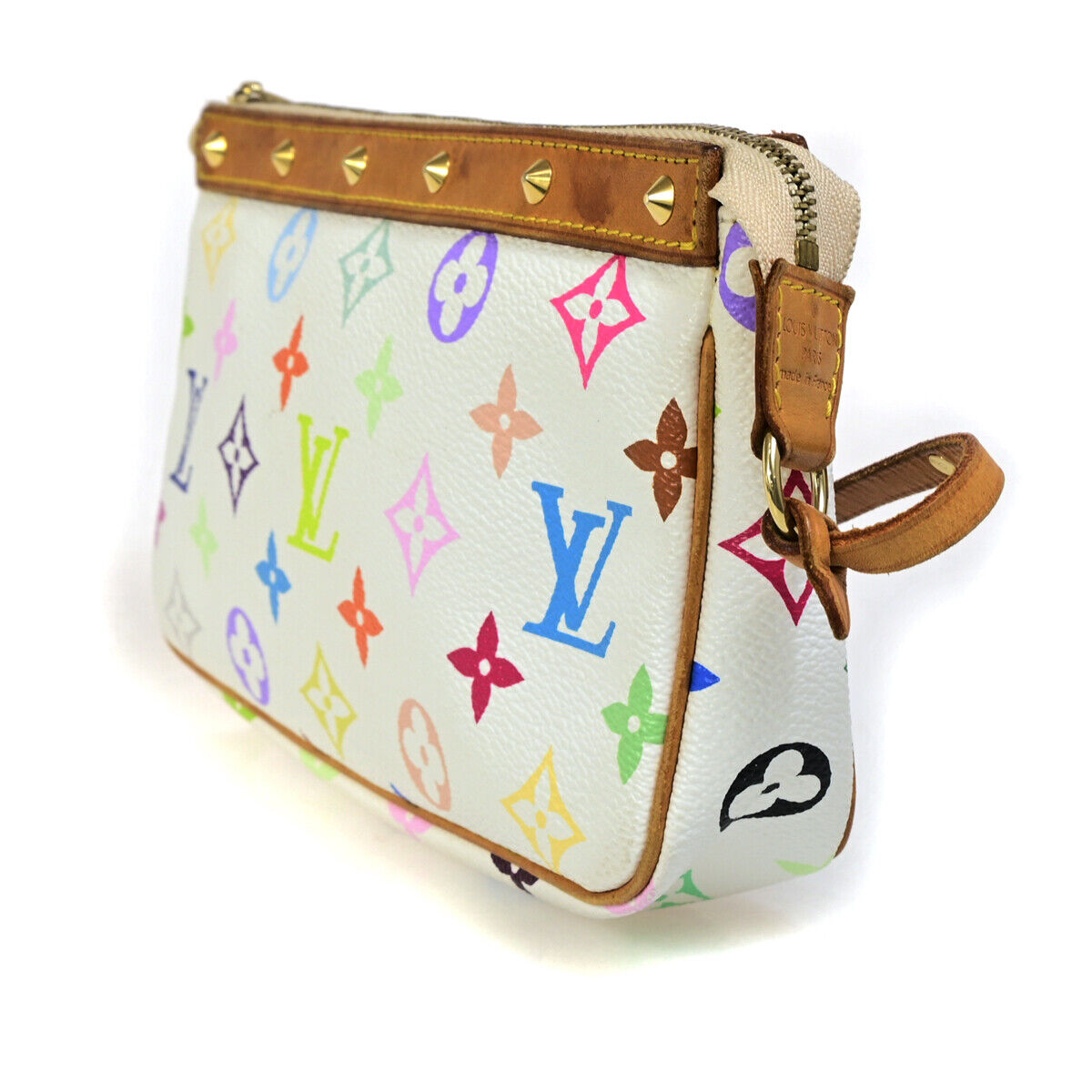 LOUIS VUITTON Pochette Accessoires Hand Bag Monogram Multi WE M92649 97YG345