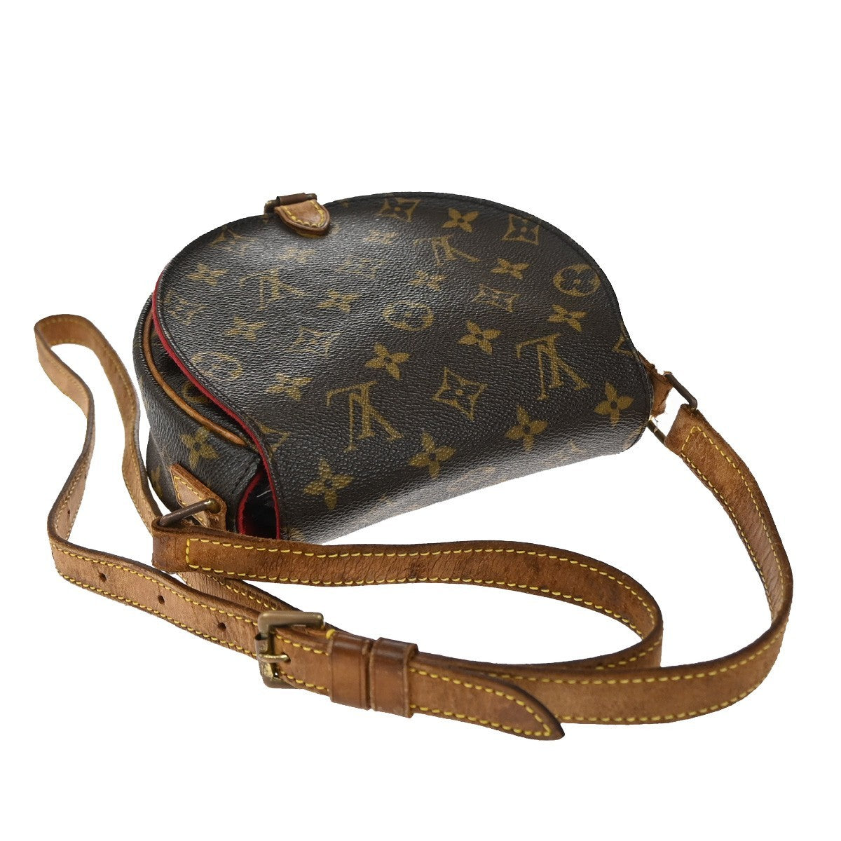 LOUIS VUITTON LV Tambourine Shoulder Bag Monogram Leather Brown M51179 87KP096
