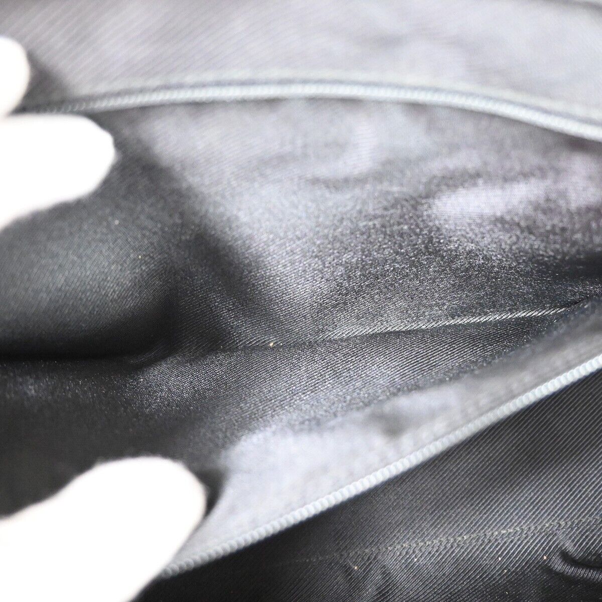 GUCCI GG Pattern Jackie Shoulder Tote Bag Canvas Leather Black Silver 60FA442