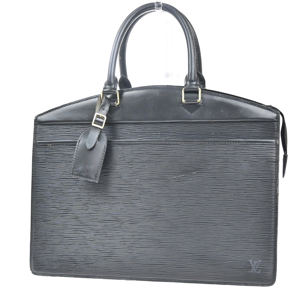 LOUIS VUITTON LV Logo Riviera Hand Bag Epi Leather Black France M48182 30MA263
