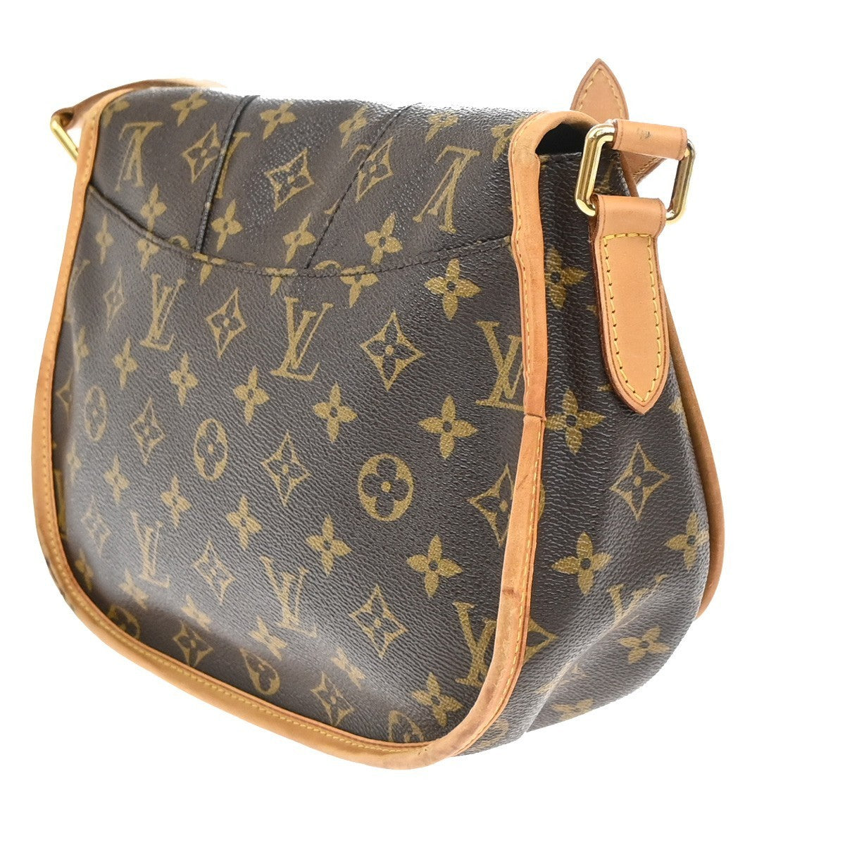 LOUIS VUITTON Menilmontant PM Shoulder Bag Monogram Leather BN M40474 50KP138