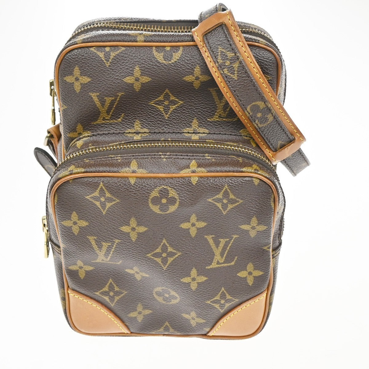 LOUIS VUITTON Amazon Crossbody Shoulder Bag Monogram Leather BN M45236 80KC148
