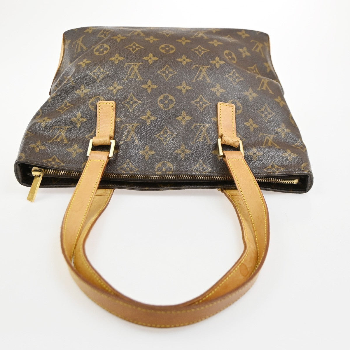 LOUIS VUITTON Cabas Piano Shoulder Bag Monogram Leather Brown M51148 67SA054