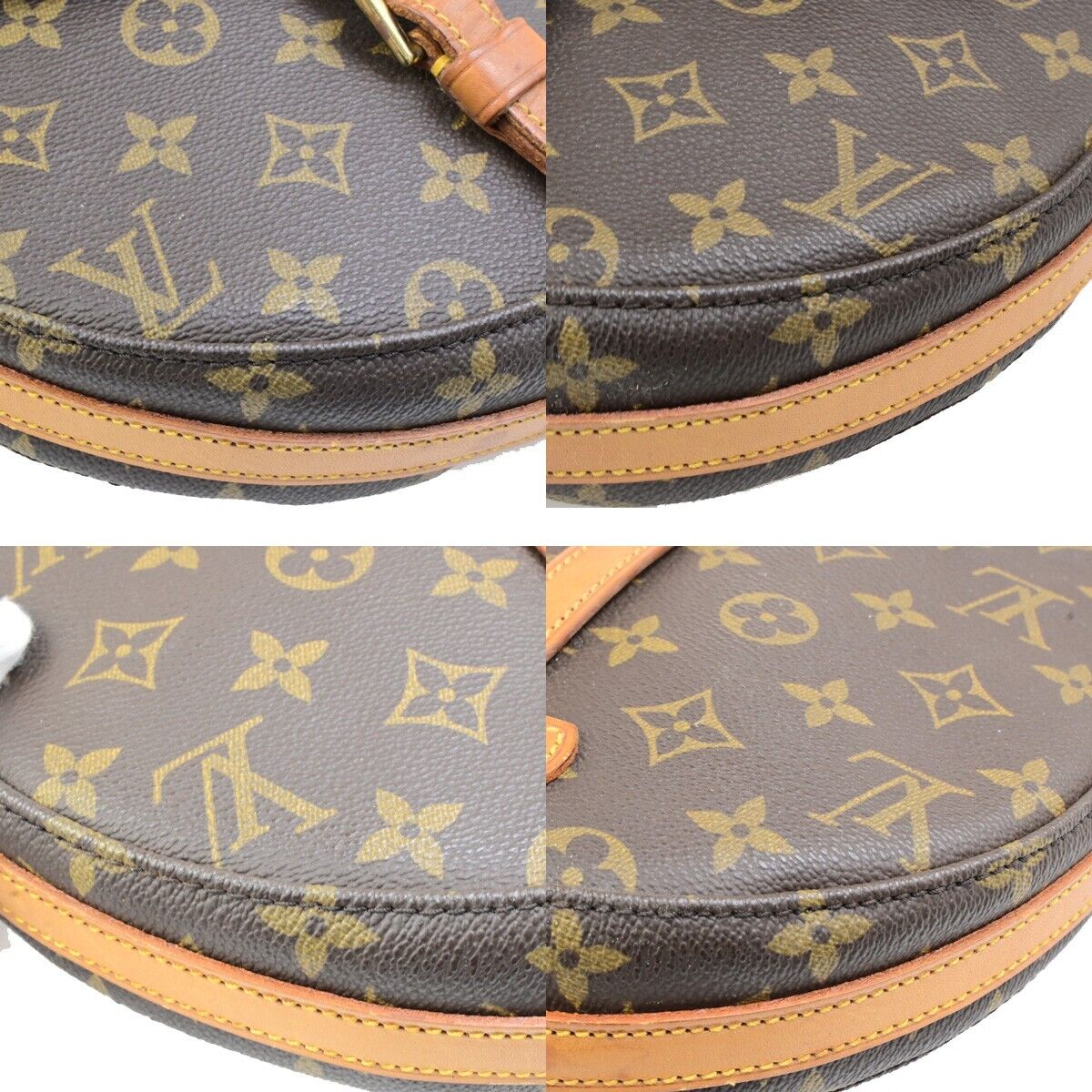 LOUIS VUITTONI Chantilly MM Shoulder Bag Monogram Leather Brown M51233 33FB295