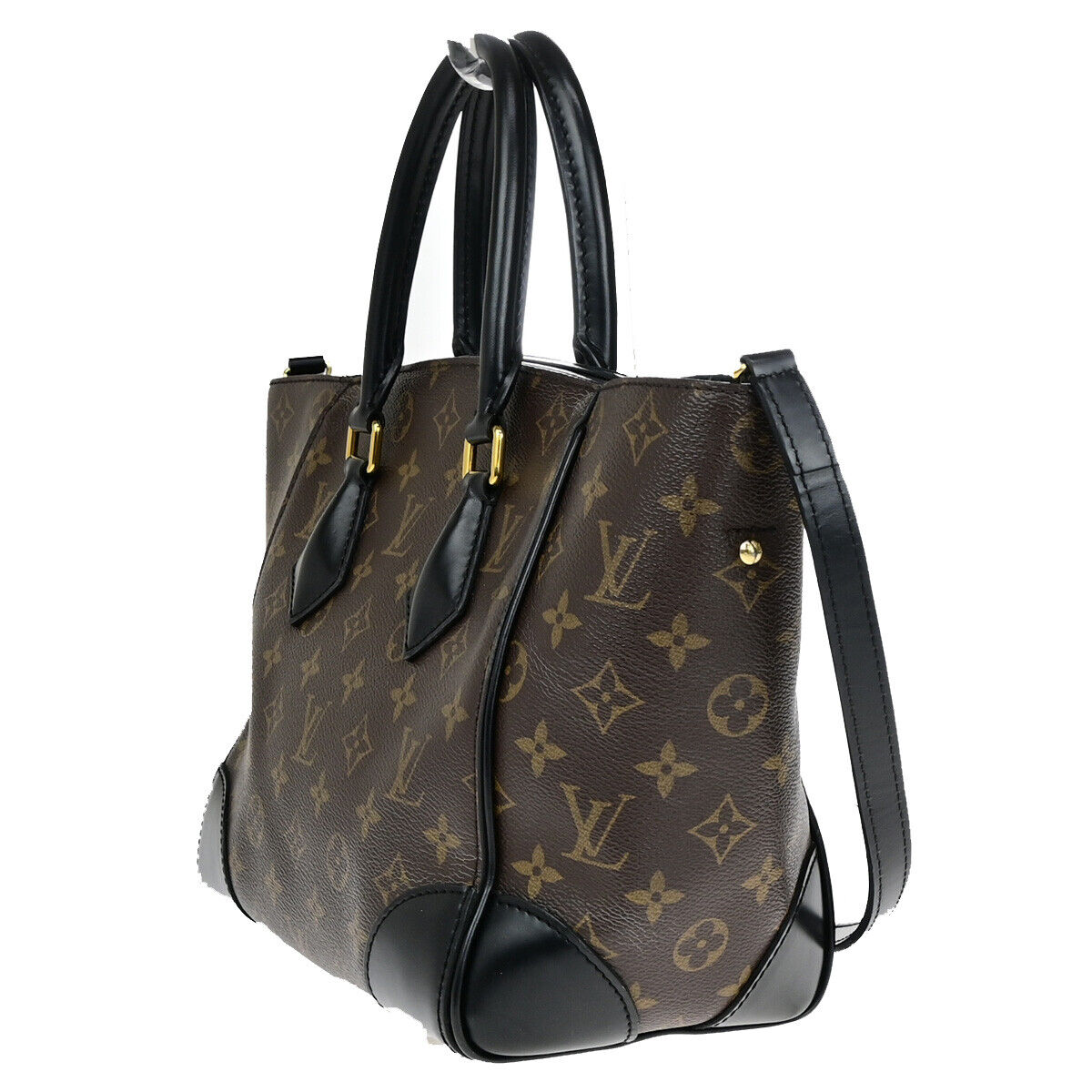 LOUIS VUITTON Phoenix PM 2Way Hand Bag Monogram Leather Brown BK M41538 601YG804