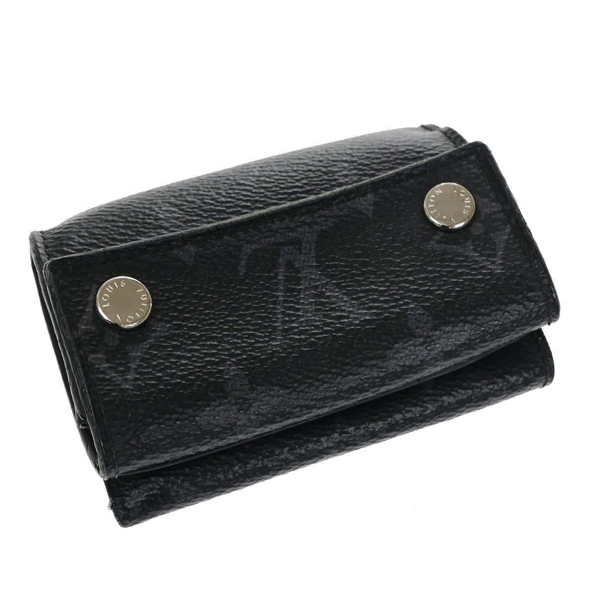 LOUIS VUITTON Discovery Compact Wallet Monogram Eclipse Leather M67630 61CB071