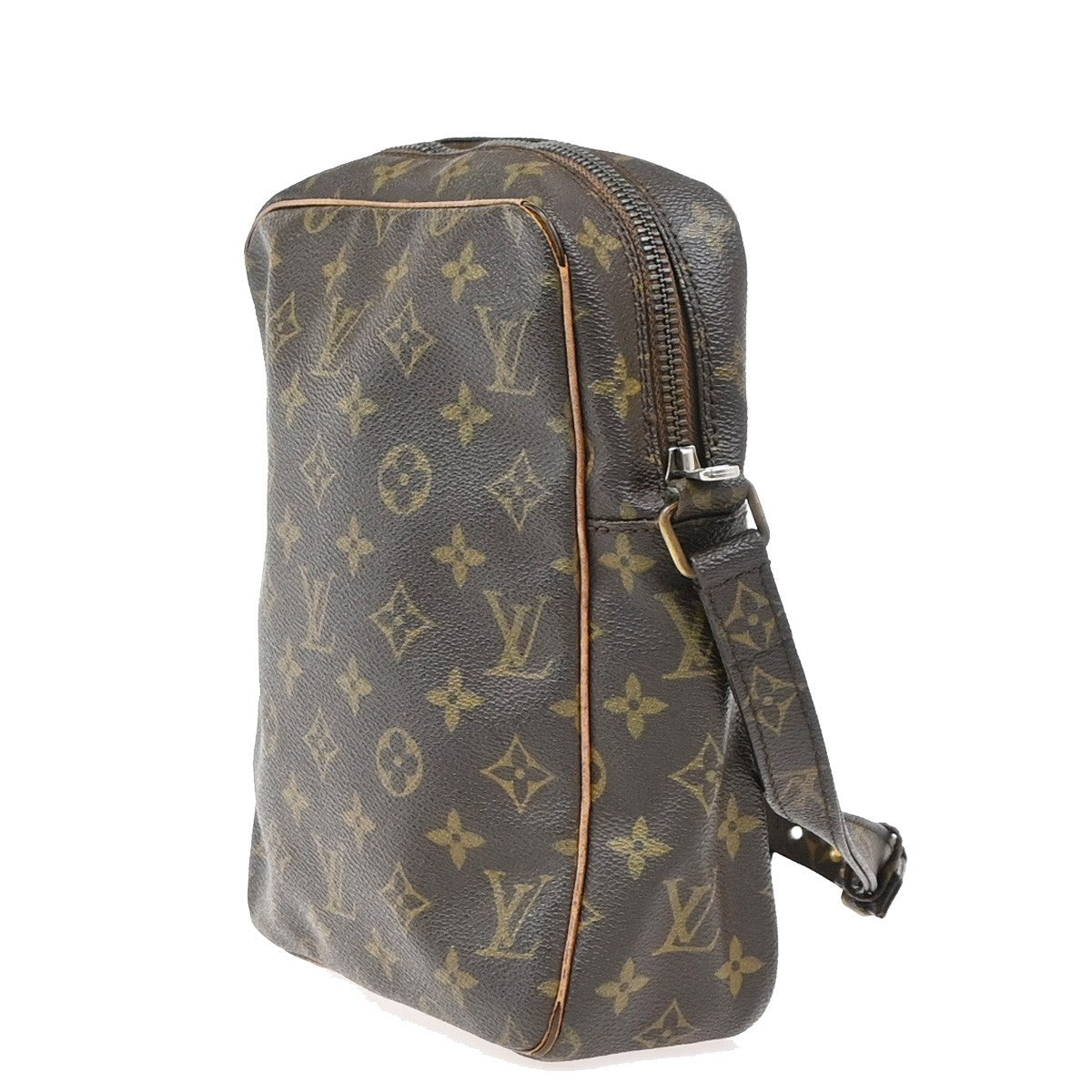 LOUIS VUITTON Petit Marceau Shoulder Bag Monogram Leather Brown M40264 61KC686