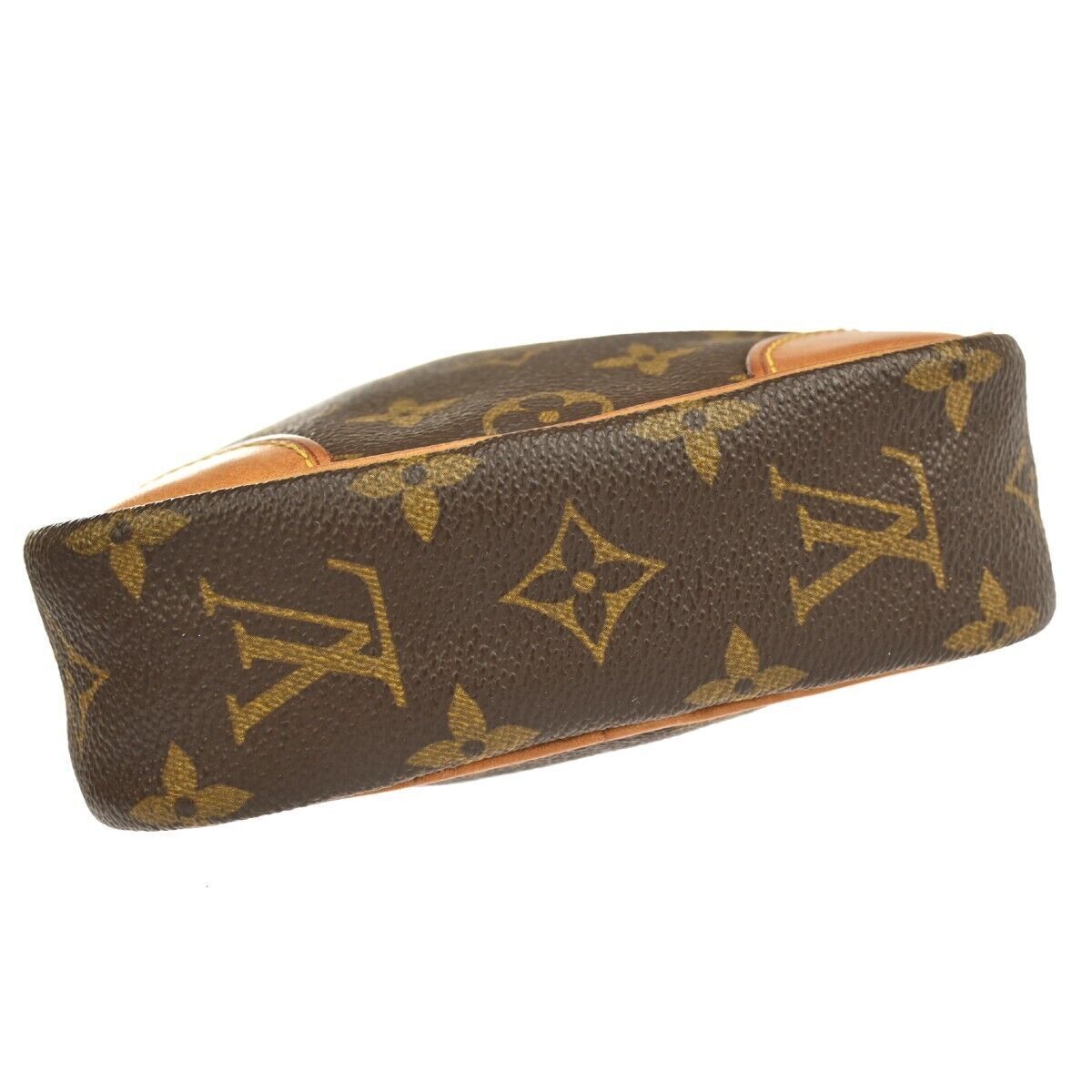 LOUIS VUITTON Danube Shoulder Bag Monogram Leather Brown France M45266 31GA141