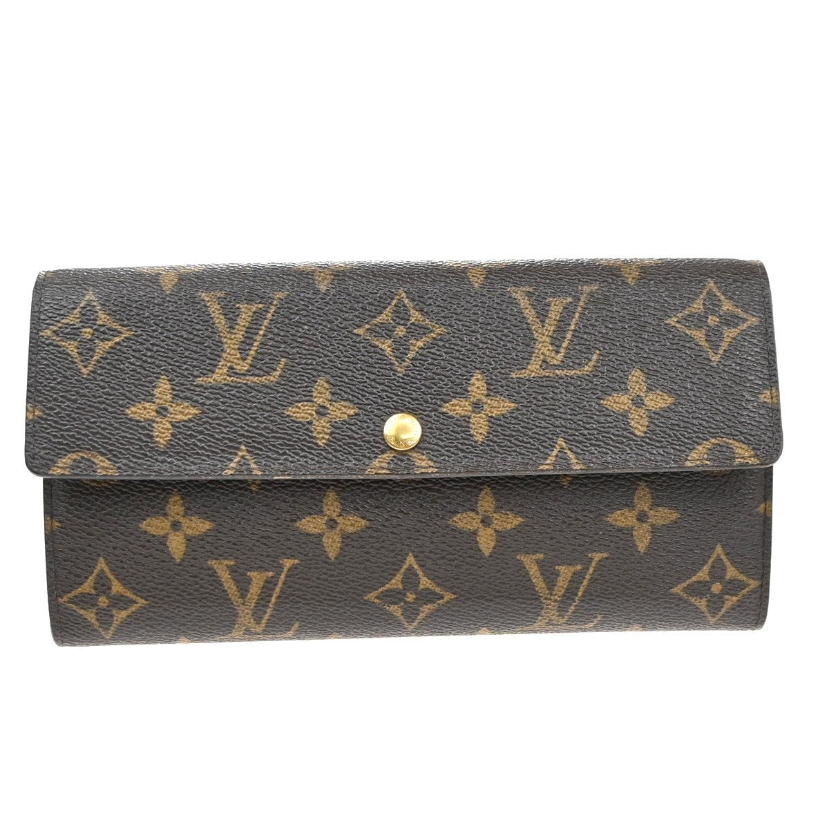 LOUIS VUITTON Porte Monnaie Credit Wallet Monogram Leather BN M61726 33SA094