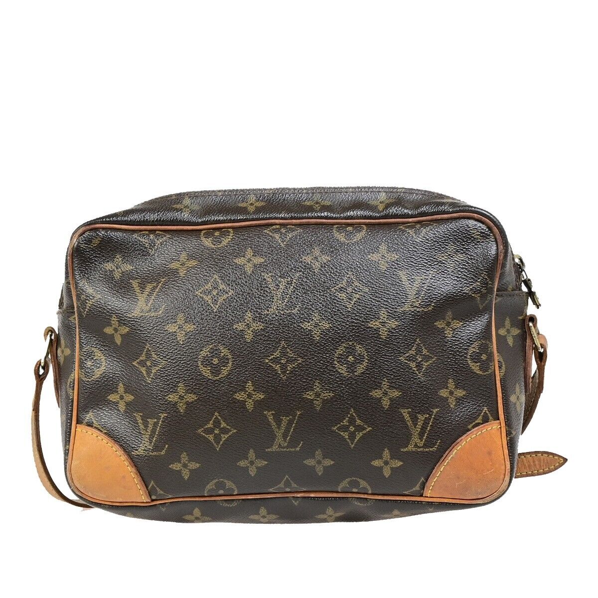 LOUIS VUITTON Trocadero 27 Shoulder Bag Monogram Leather Brown M51274 62EB651