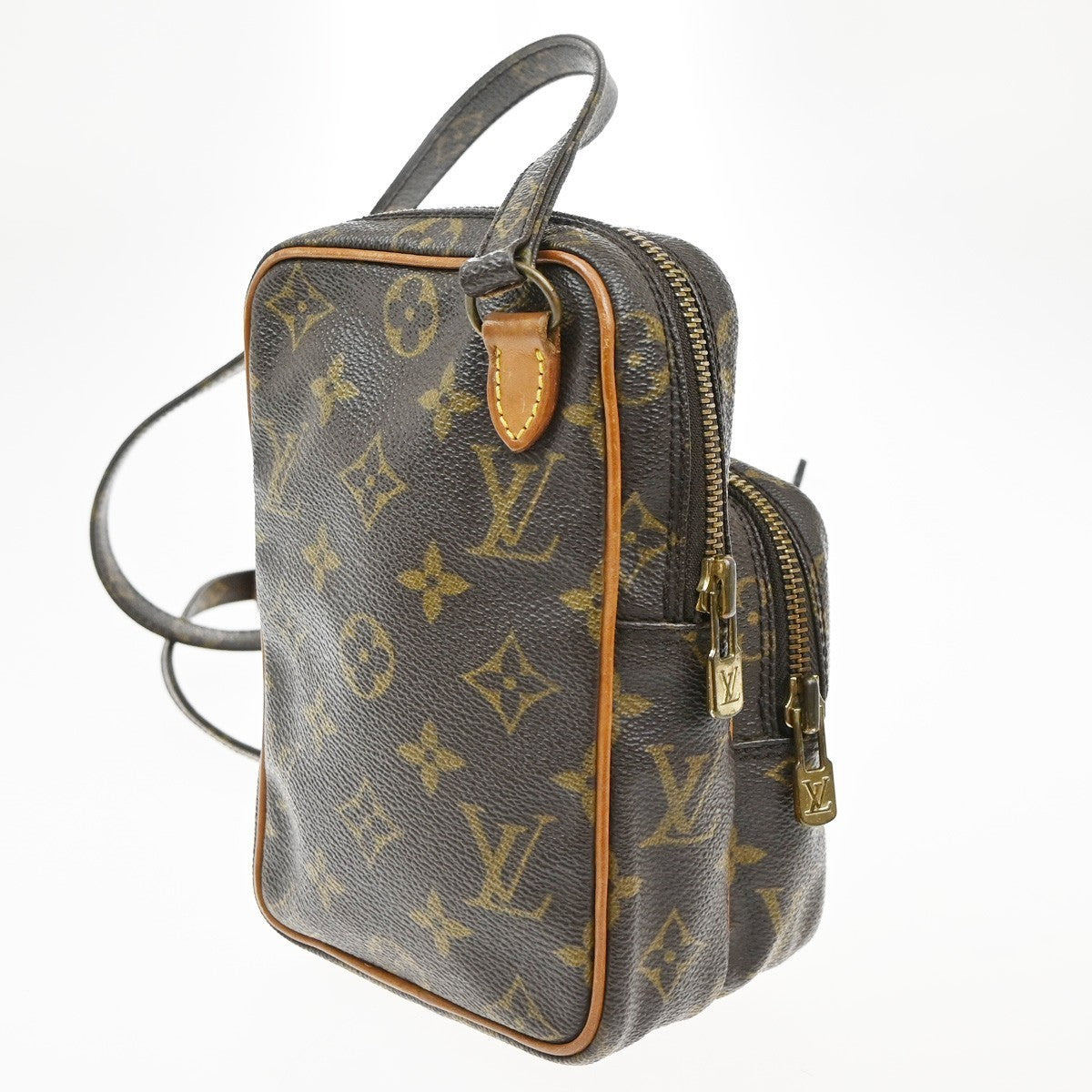 LOUIS VUITTON Mini Amazon Shoulder Bag Monogram Leather Brown M45238 86KC261