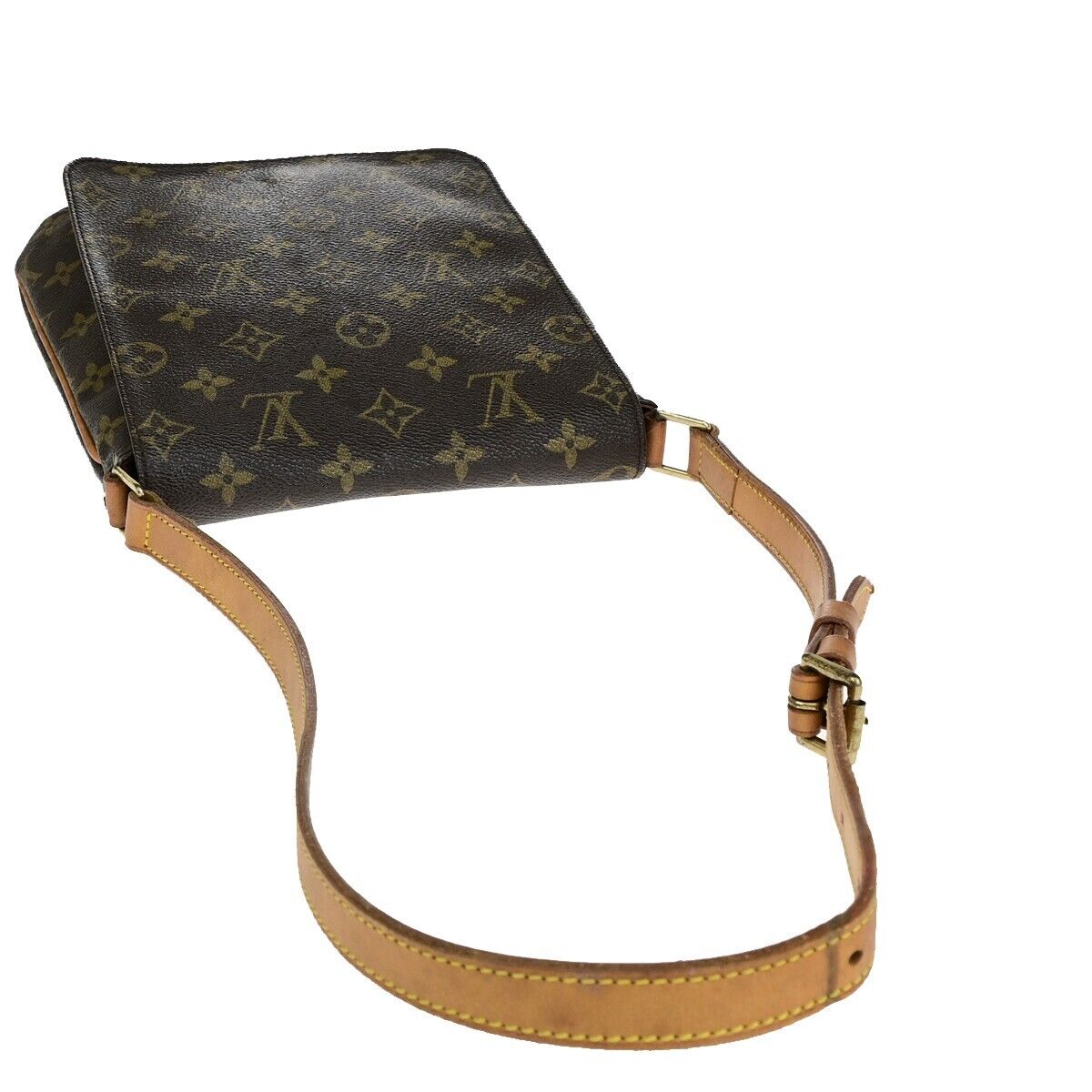 LOUIS VUITTON Musette Salsa Short Shoulder Bag Monogram Brown M51258 70EB765