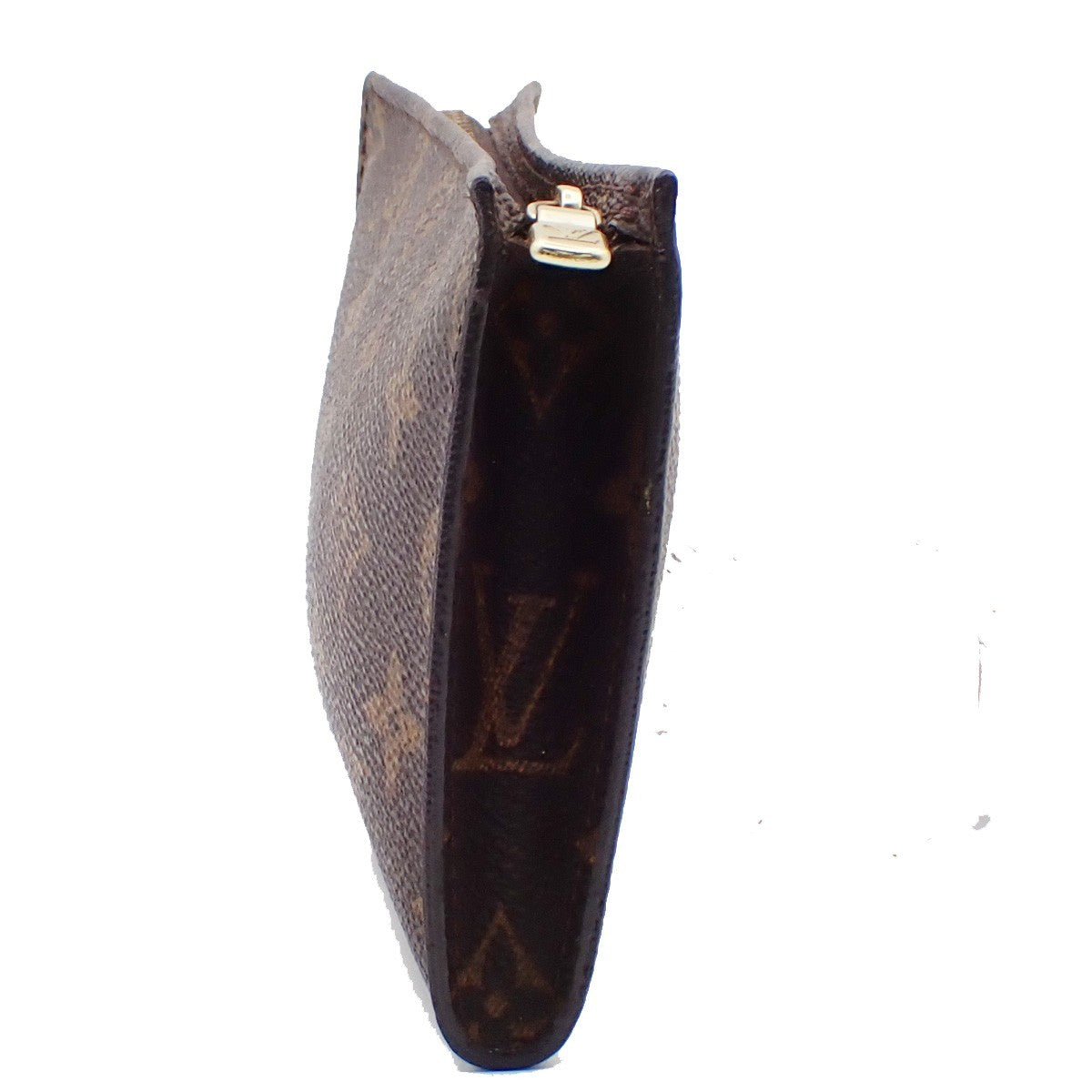 LOUIS VUITTON LV Bucket PM Clutch Pouch Bag Monogram Leather France 02AA129