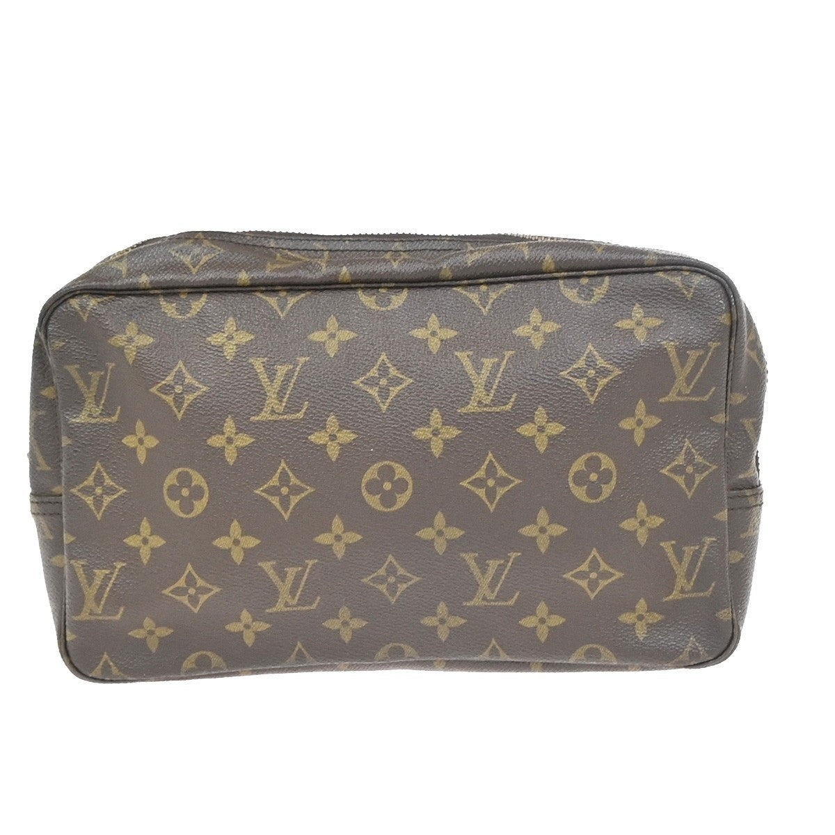 LOUIS VUITTON Trousse Toilette 28 Clutch Hand Bag Monogram Brown M47522 62AA215