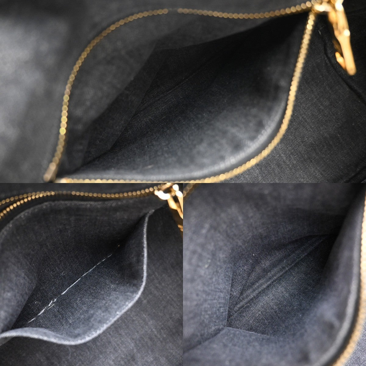 PRADA Logo Canapa 2way Shoulder Hand Bag Canvas Leather Black GHW 30MA676