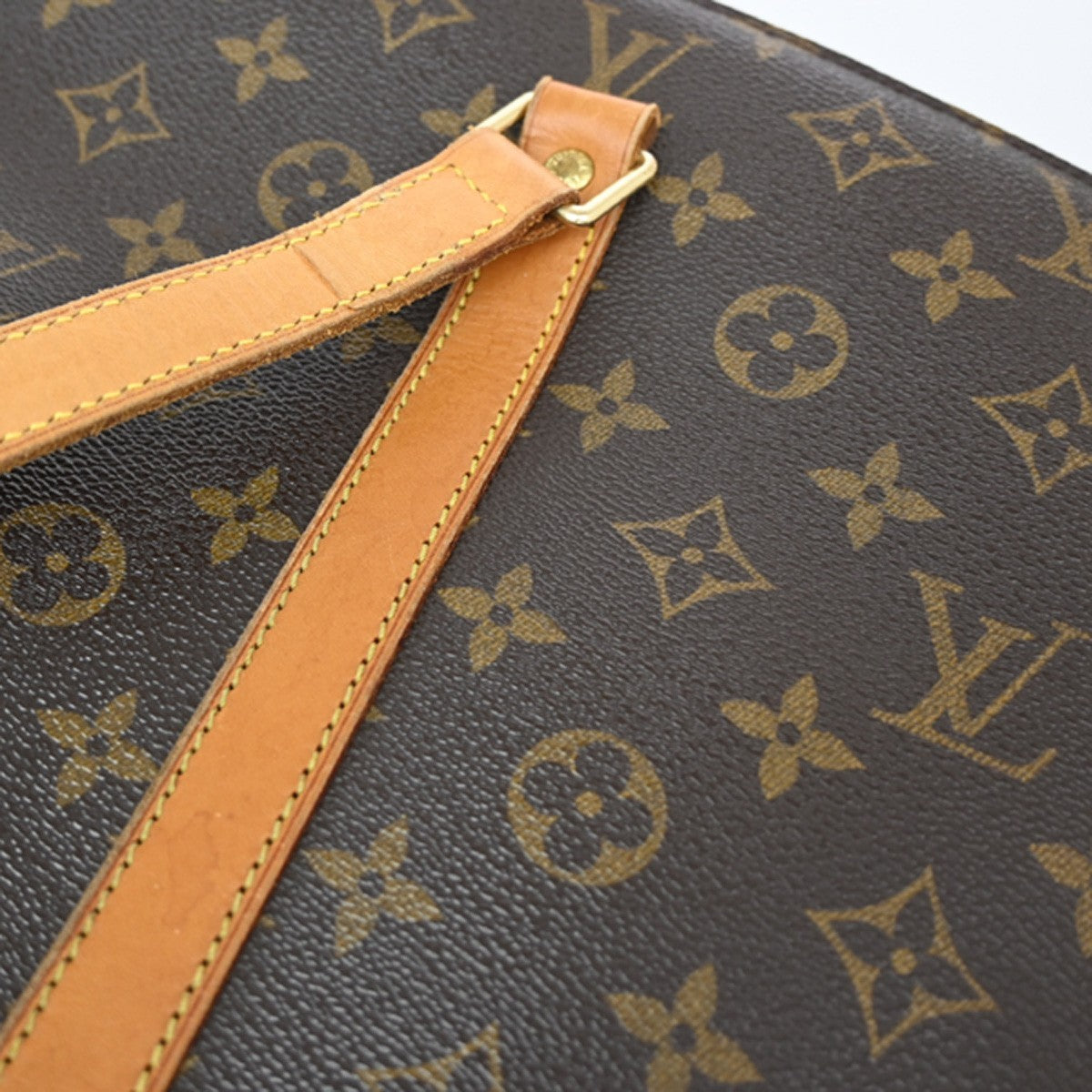 LOUIS VUITTON BABYLONE Shoulder Bag Monogram Leather Brown France M51102 78KB687