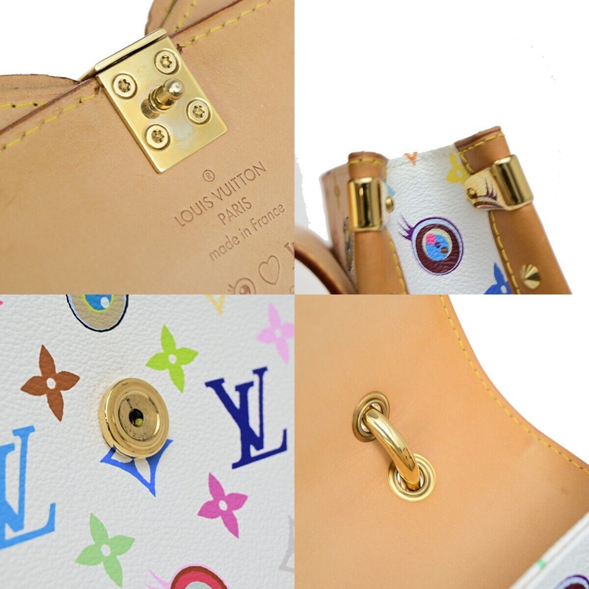LOUIS VUITTON Eye Love Sac Rabat Shoulder Bag Monogram Multi WE M92055 865RK665