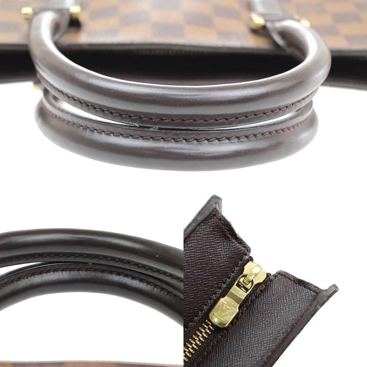 LOUIS VUITTON Venice PM Hand Tote Bag Damier Ebene Leather Brown N51145 91YJ262