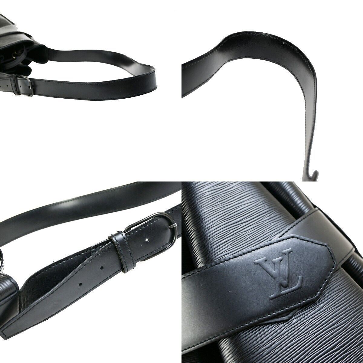 LOUIS VUITTON LV Sac De Paul GM Shoulder Bag Epi Leather Black M80155 80EC981