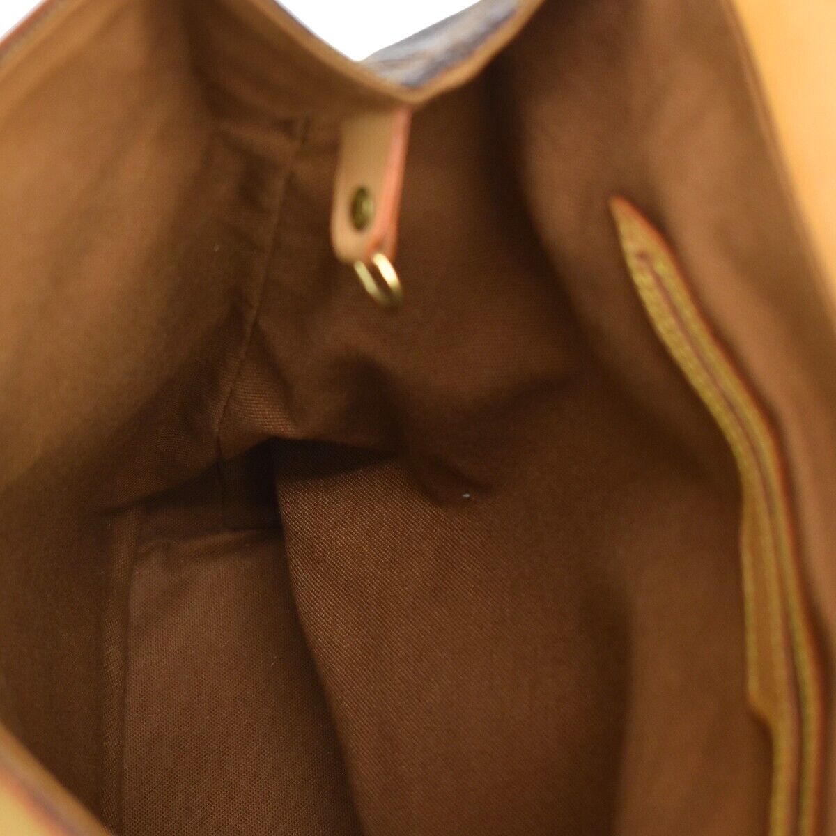 LOUIS VUITTON Logo Arlequin Backpack Bag Damier Ebene Brown N99038 50ED288