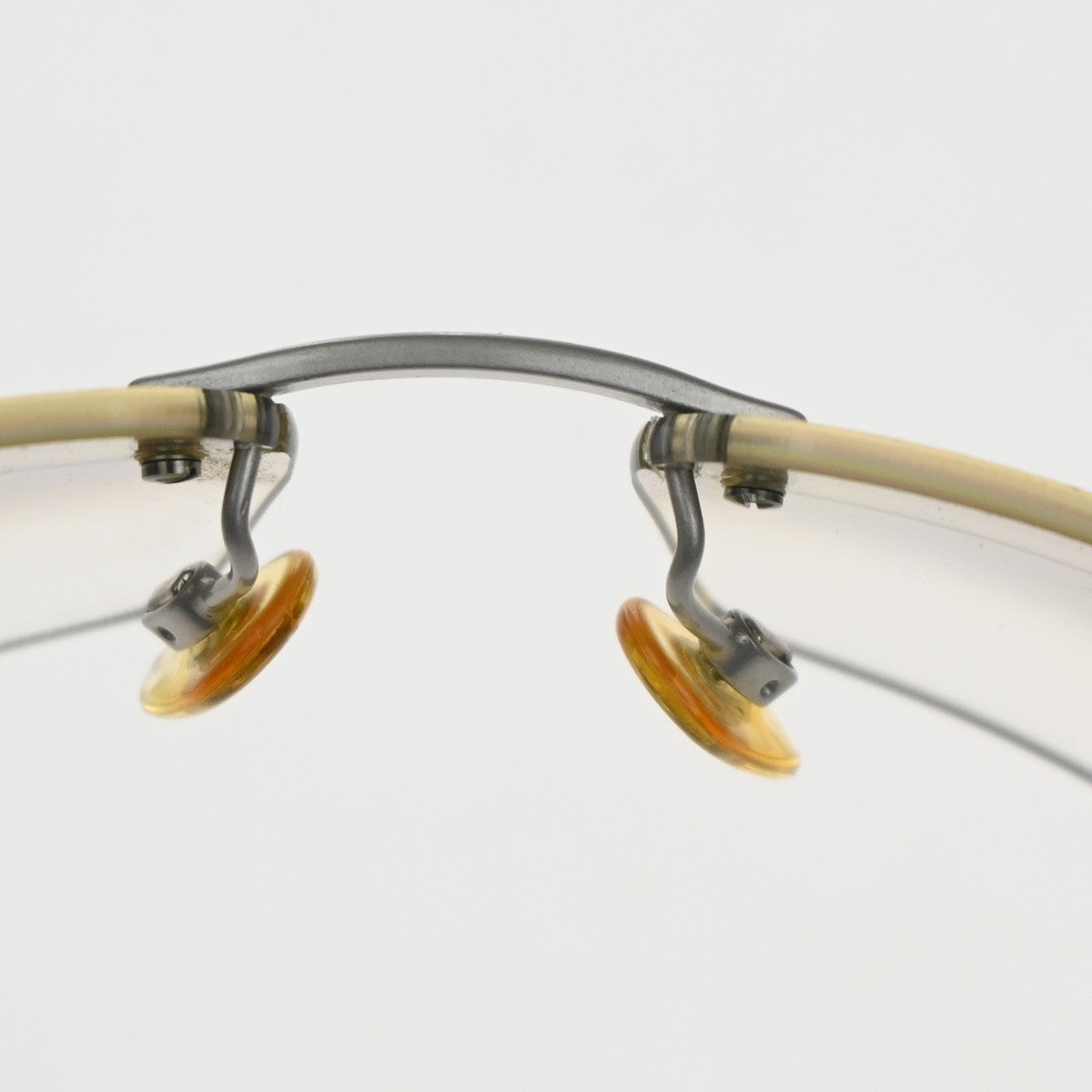 CHANEL CC Logo Rhine Stone Sunglasses Eye Were Plastic Metal Silver 63RL856
