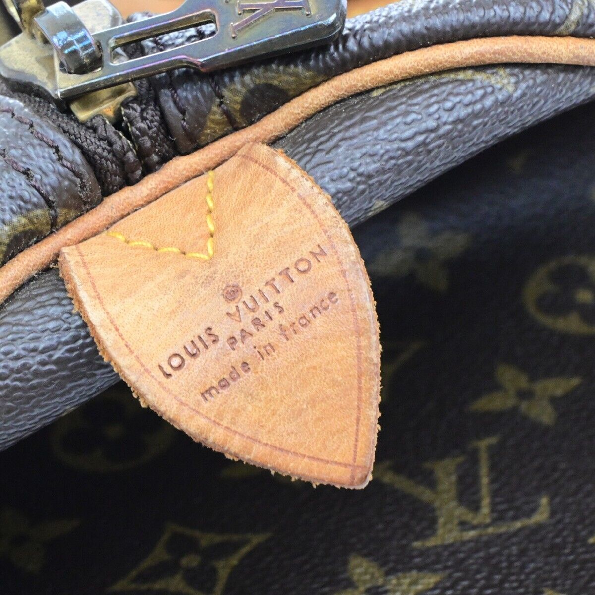 LOUIS VUITTON Keepall 45 Travel Hand Bag Monogram Leather Brown M41428 81ED924