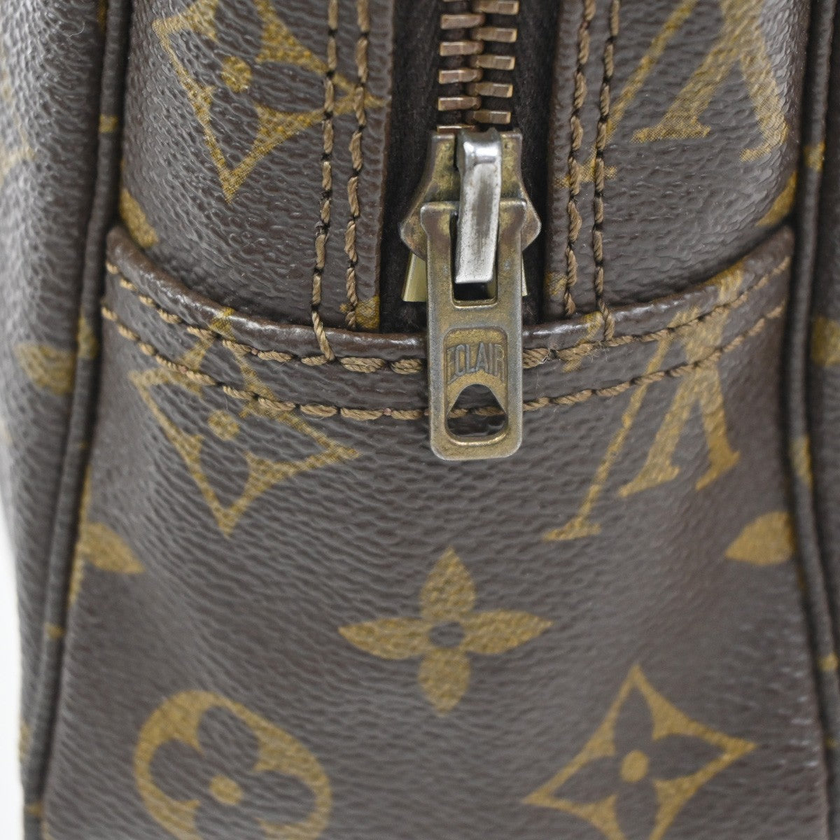 LOUIS VUITTON Trousse Toilette 28 Clutch Hand Bag Monogram Brown M47522 09SA055