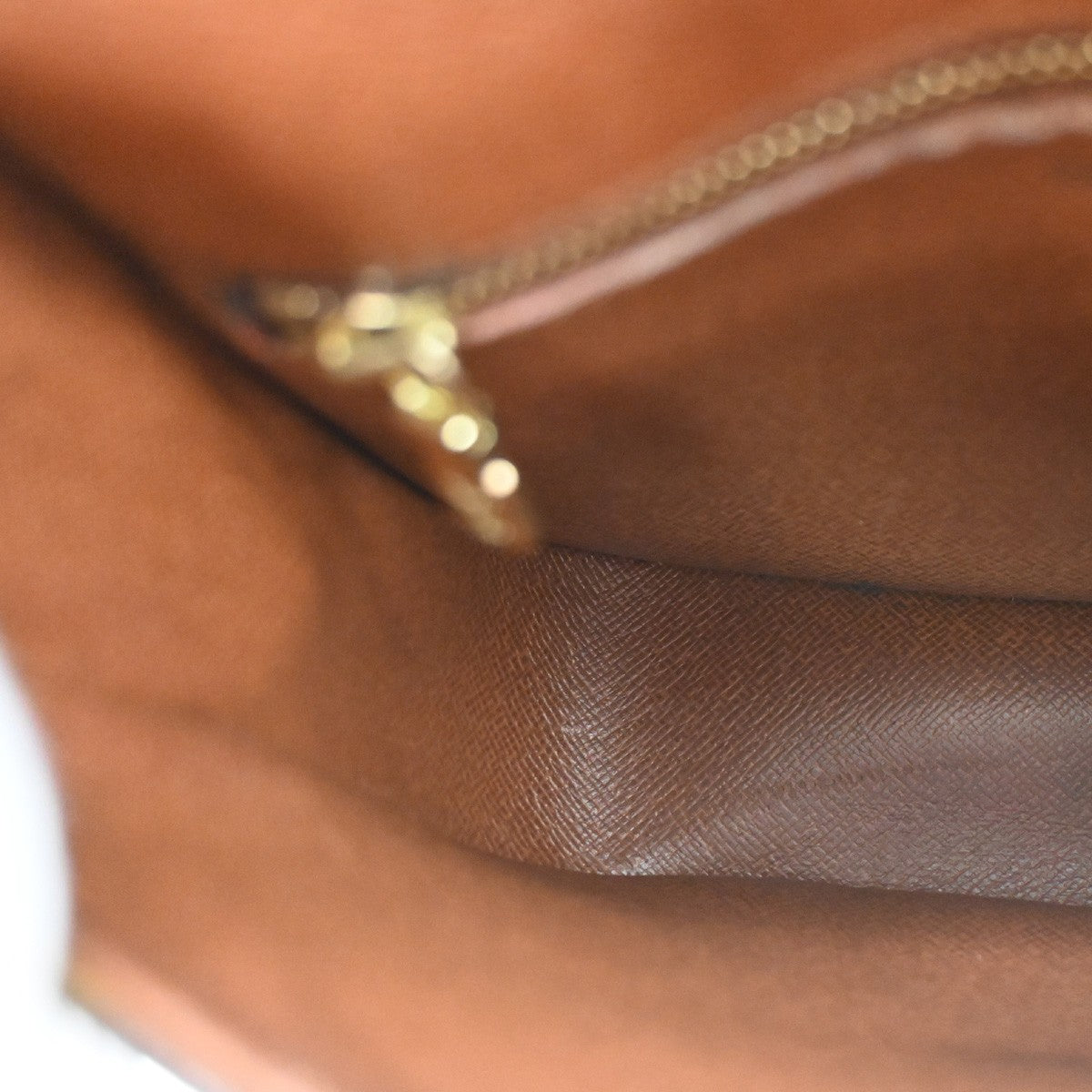 LOUIS VUITTON Saint Cloud MM Shoulder Bag Monogram Leather Brown M51243 34SA143