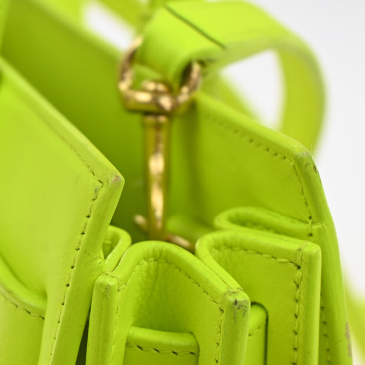SAINT LAURENT Classic Nano Sac de Jour 2way Shoulder Hand Bag Leather YW 19MA481