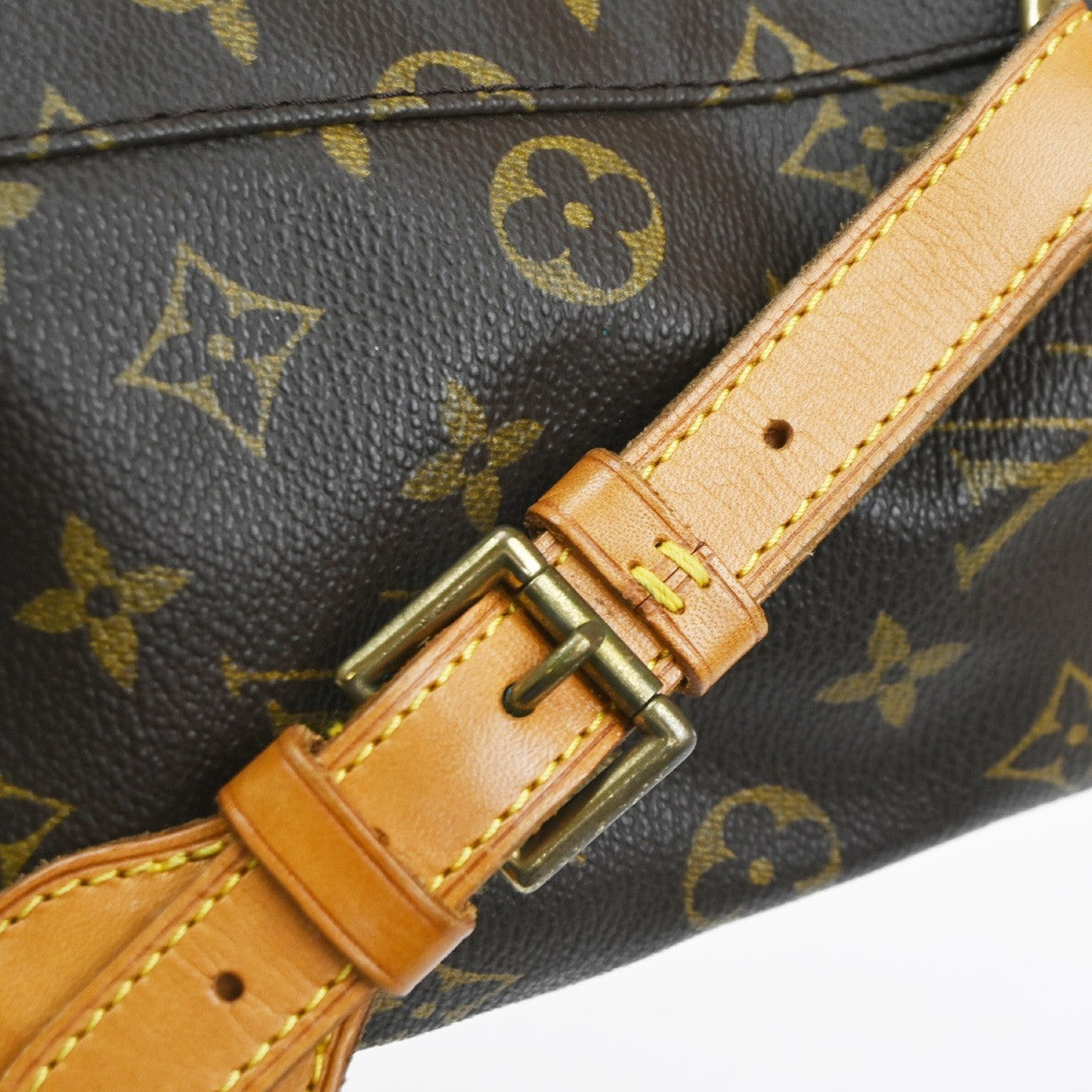 LOUIS VUITTON Montsouris GM Backpack Bag Monogram Leather Brown M51135 14CA929