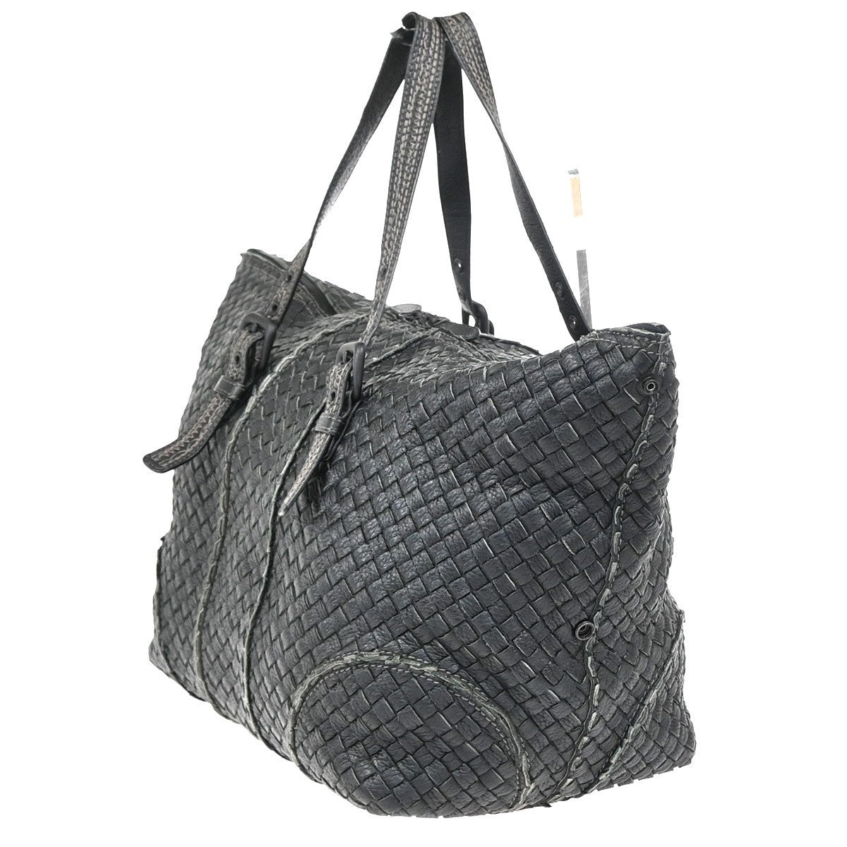 BOTTEGA VENETA Logo Intrecciato Shoulder Bag Vivo Cervo Leather Italy 46YJ055